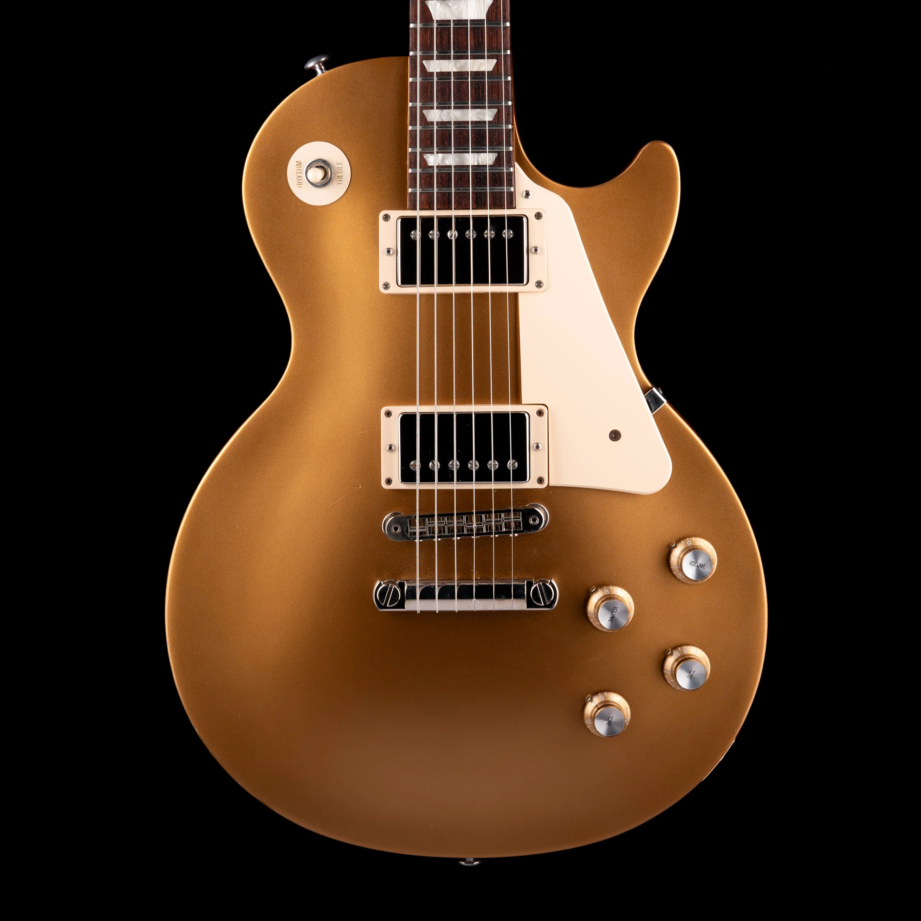 Used 2013 Gibson Les Paul Tribute Satin Gold Top With OHSC