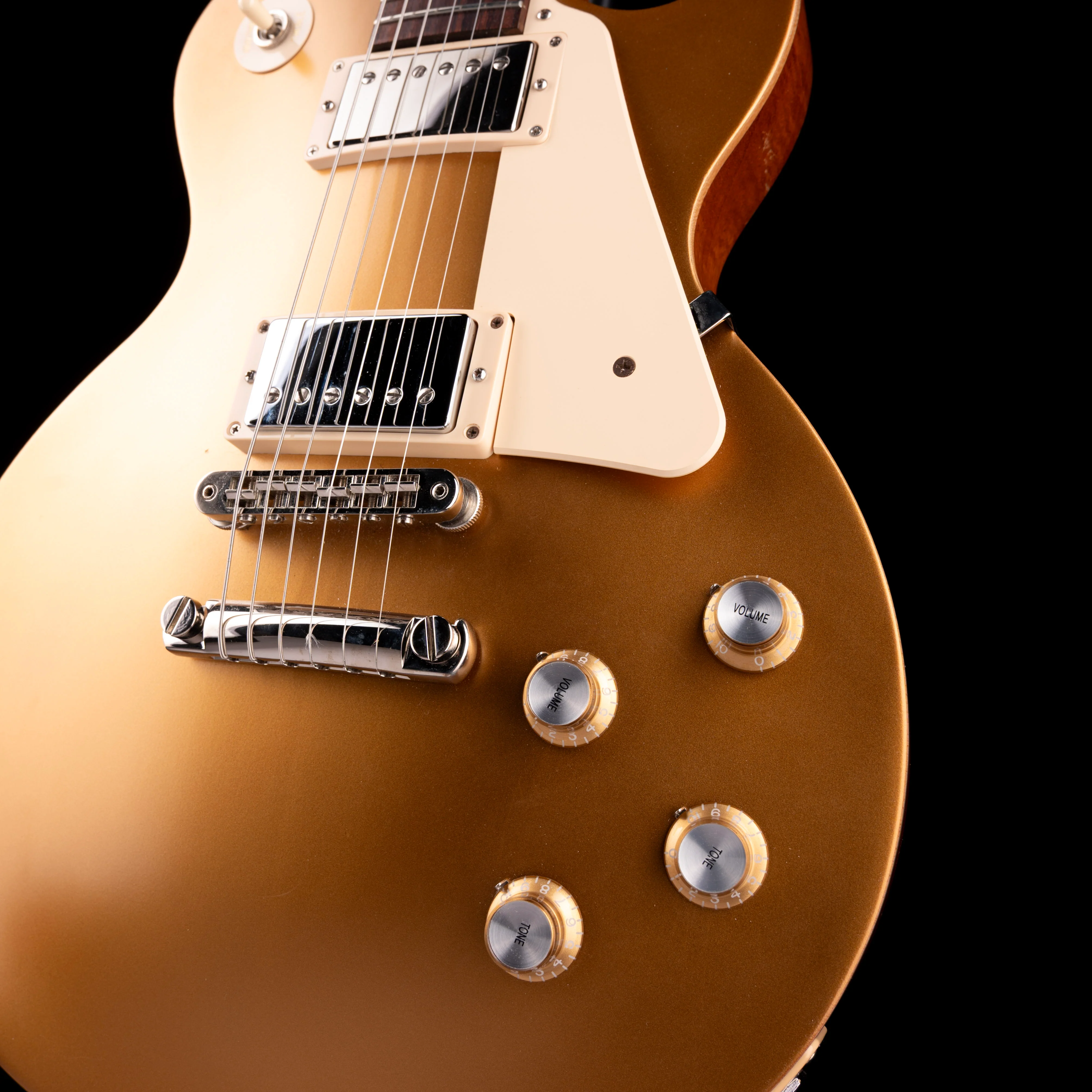 Used 2013 Gibson Les Paul Tribute Satin Gold Top With OHSC - Image 6