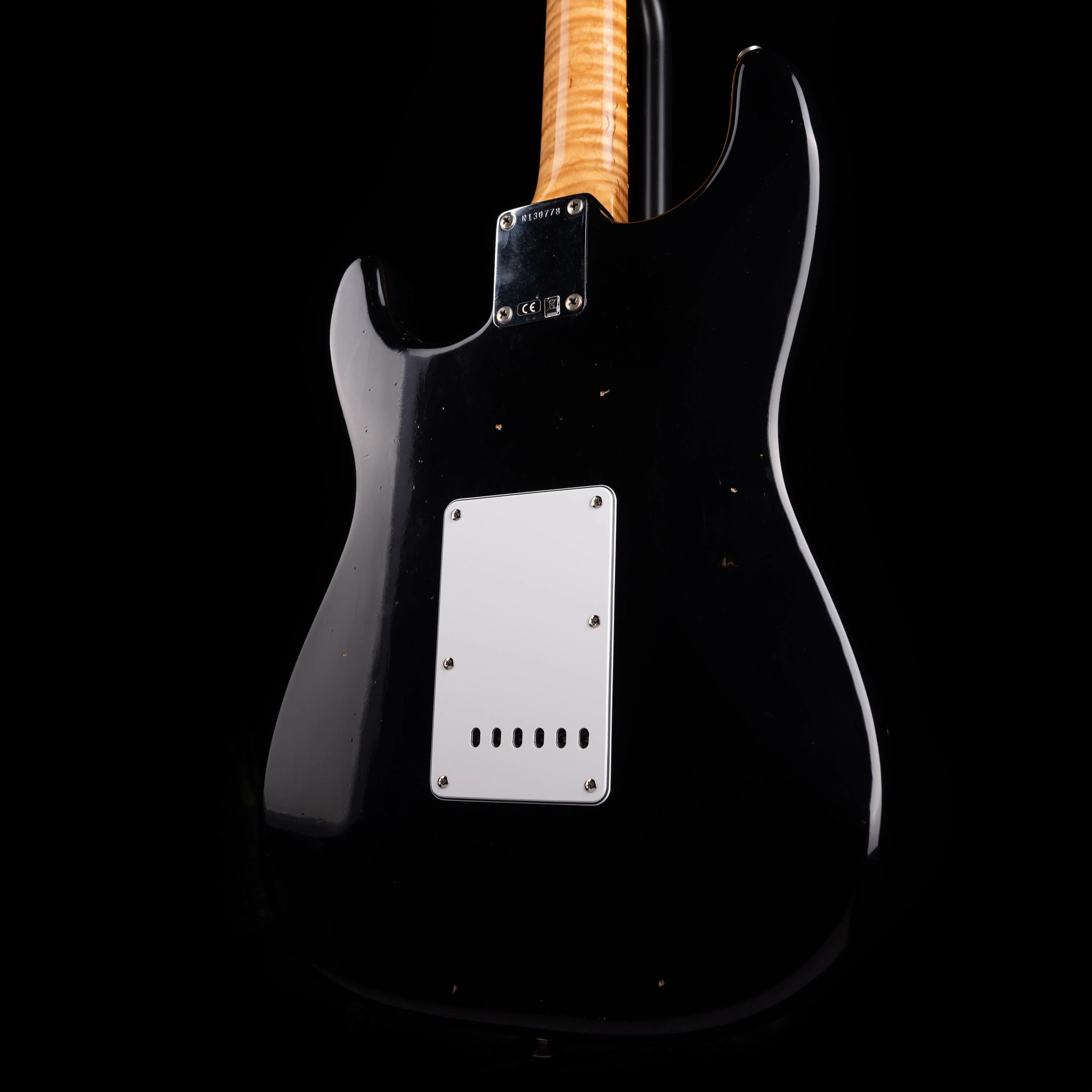 Used 2023 Fender Custom Shop 1962 Strat Journeyman Relic - Black  With OHSC - Image 10