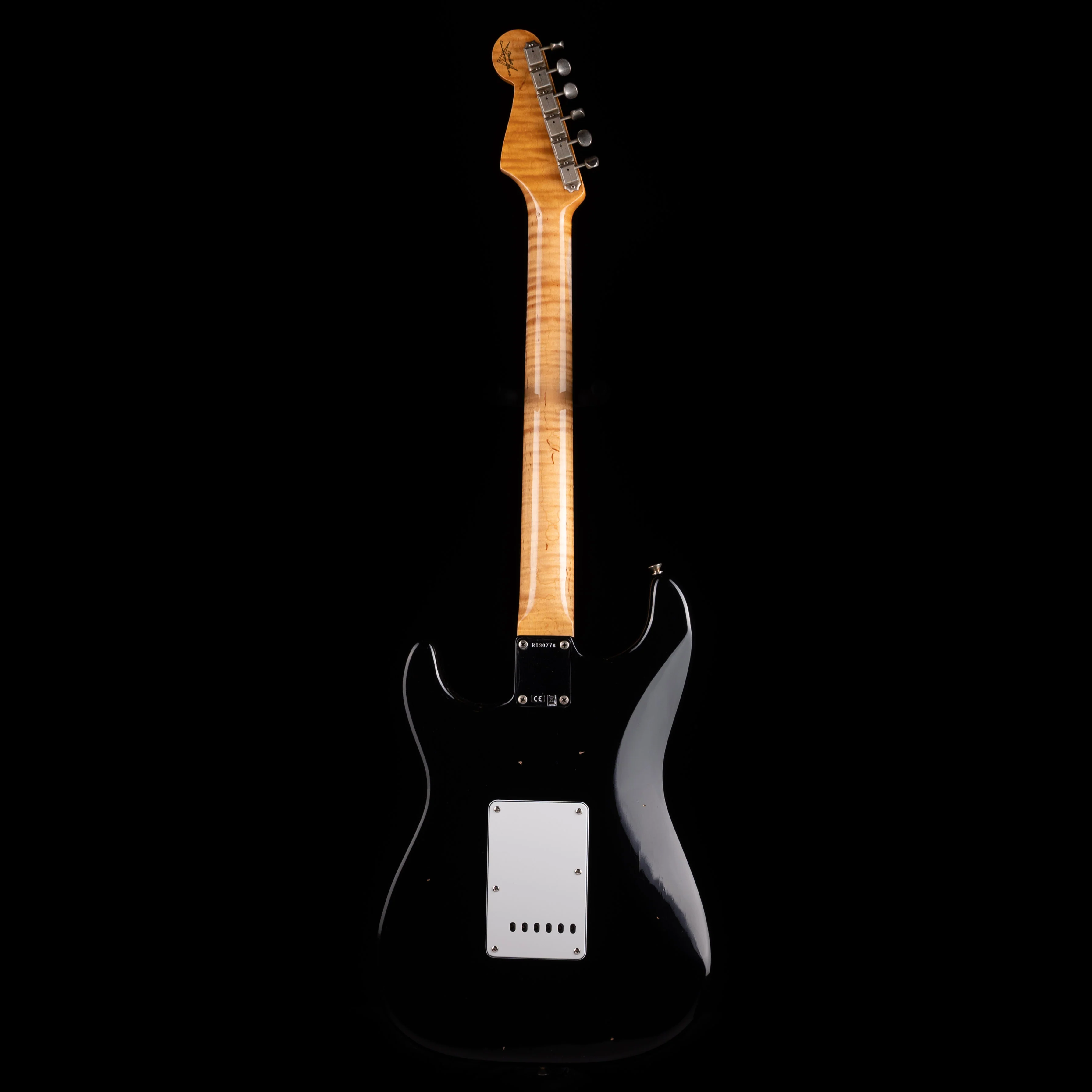 Used 2023 Fender Custom Shop 1962 Strat Journeyman Relic - Black  With OHSC - Image 12