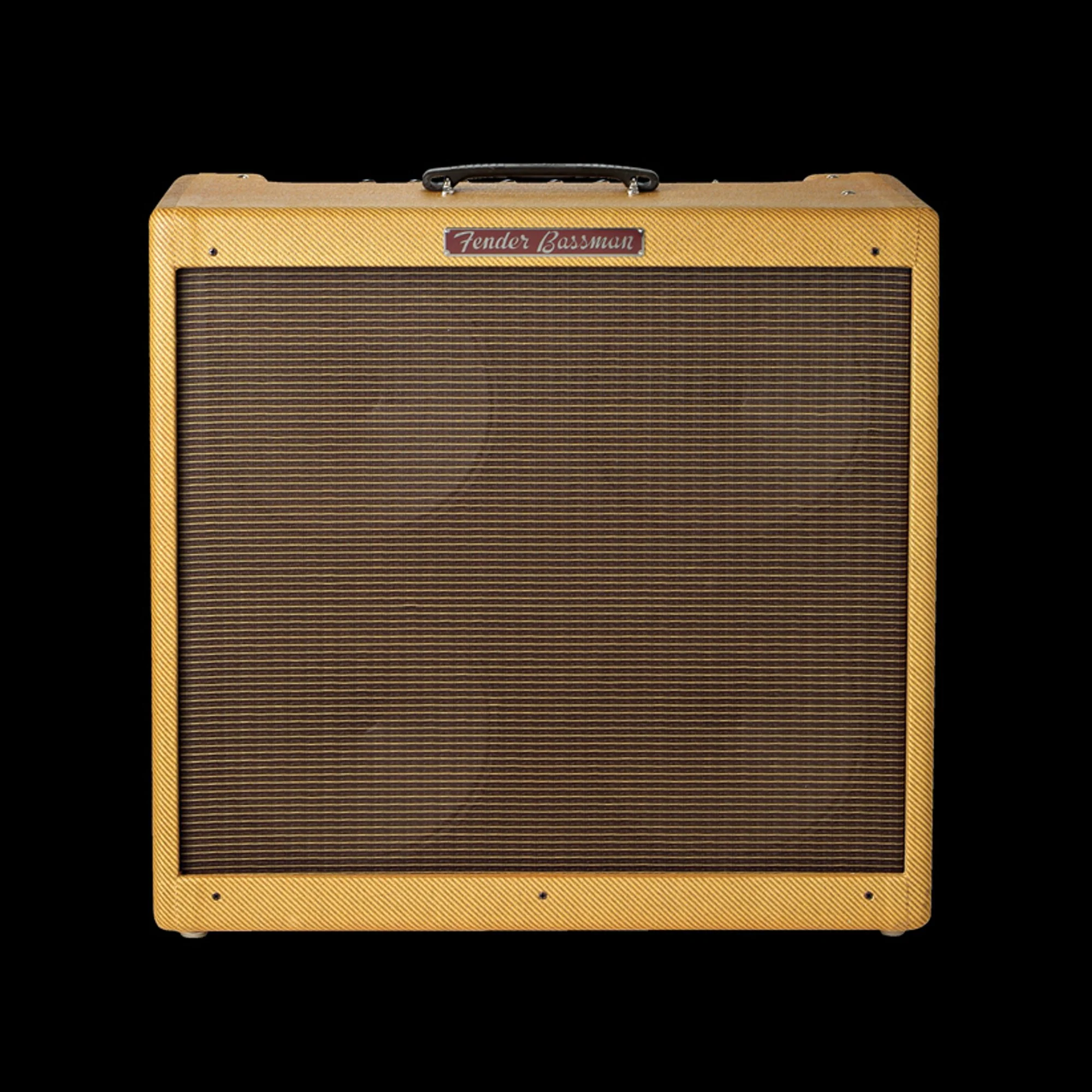 Fender American Vintage '59 Bassman Lacquered Tweed Tube Guitar Amp Combo - Demo - Serial # AA27560 - Image 3