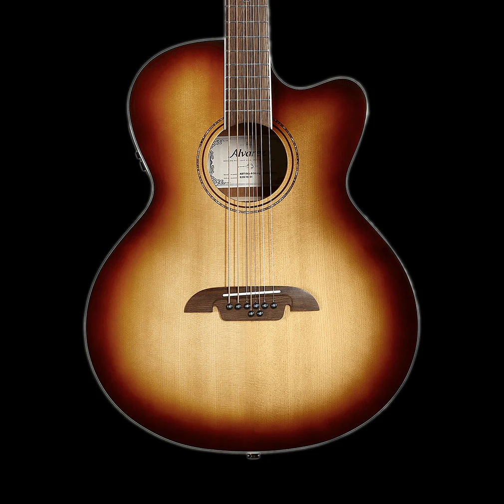Alvarez ABT60CE-8SHB Artist 8-String Acoustic Electric Baritone Shadowburst