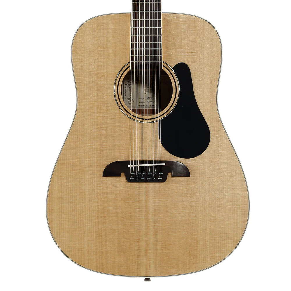 Alvarez AD-60-12 Acoustic Dreadnought Guitar Natural