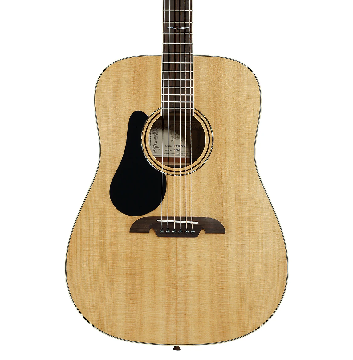 Alvarez AD-60L Left Handed Acoustic Dreadnought Guitar - Image 2