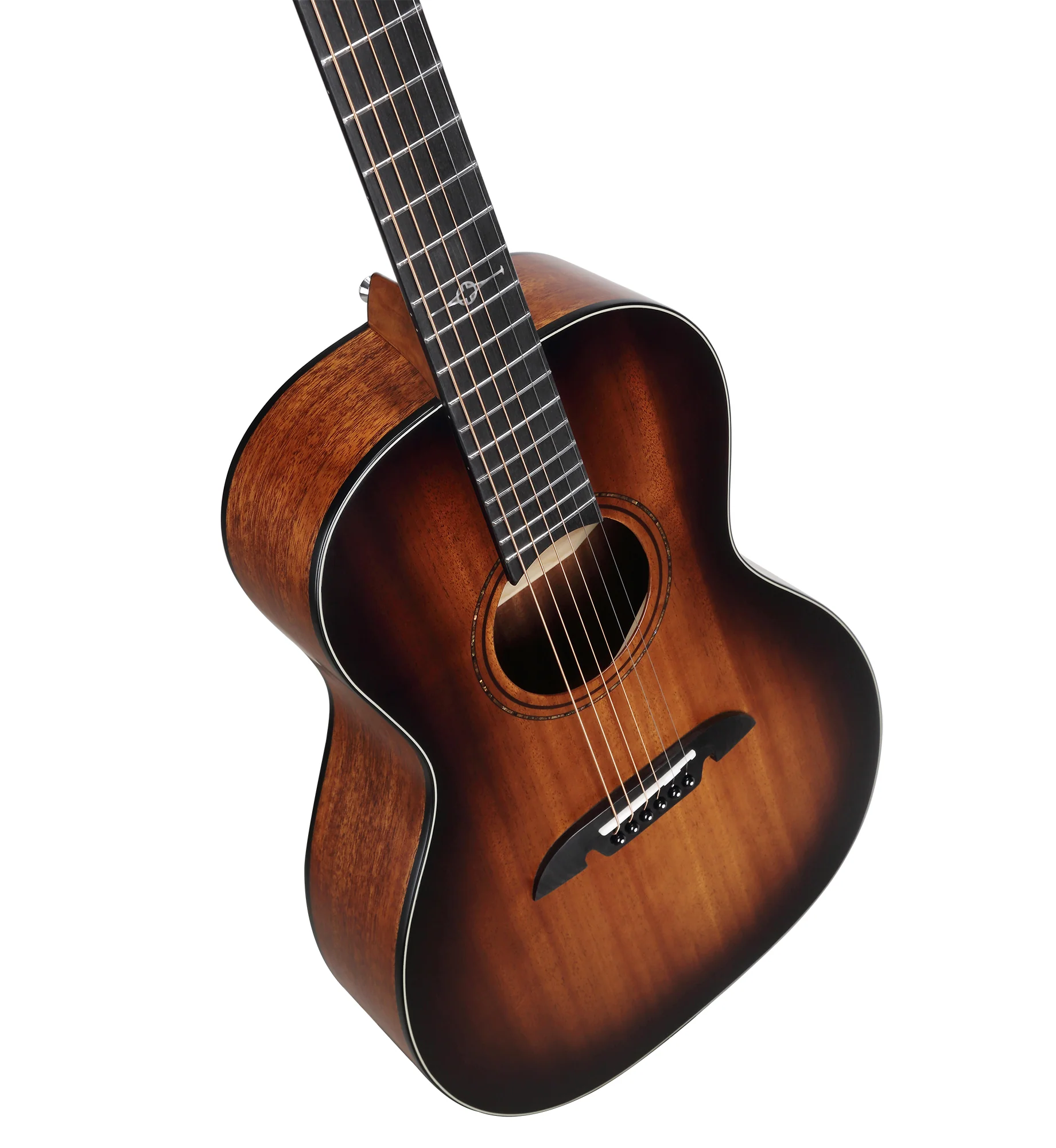 Alvarez AMP66SSHB-AGP Mahogany Top Shadowburst Acoustic Guitar - Image 3