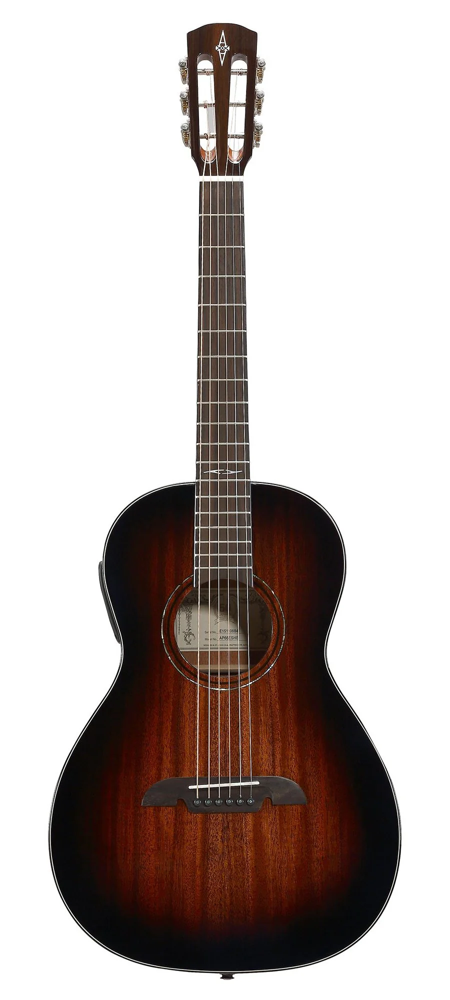 Alvarez AP-66ESHB Parlor Size Steel String Electric Acoustic Guitar - Image 2
