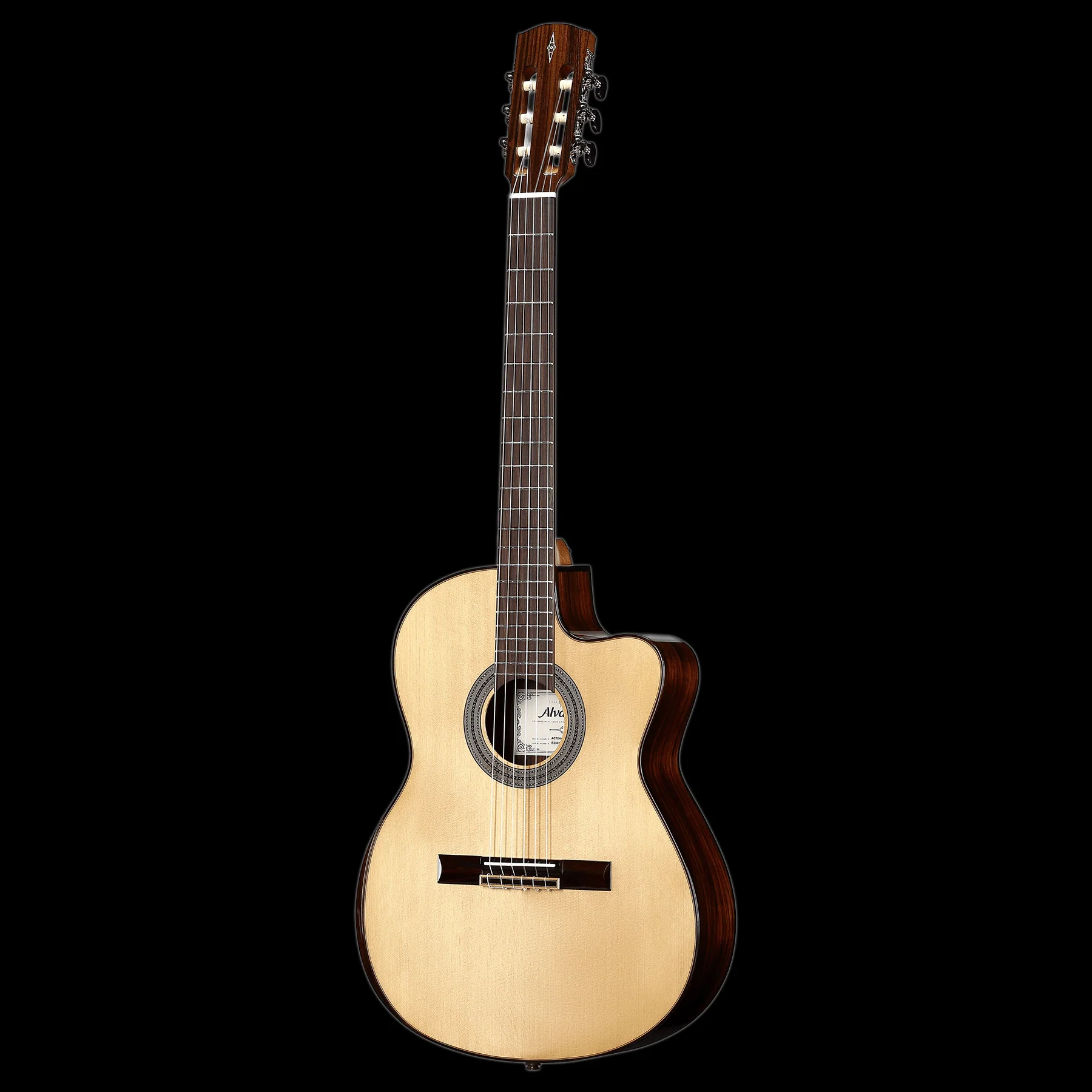Alvarez Artist AC70Hce Armrest Natural Acoustic Electric Guitar - Image 5
