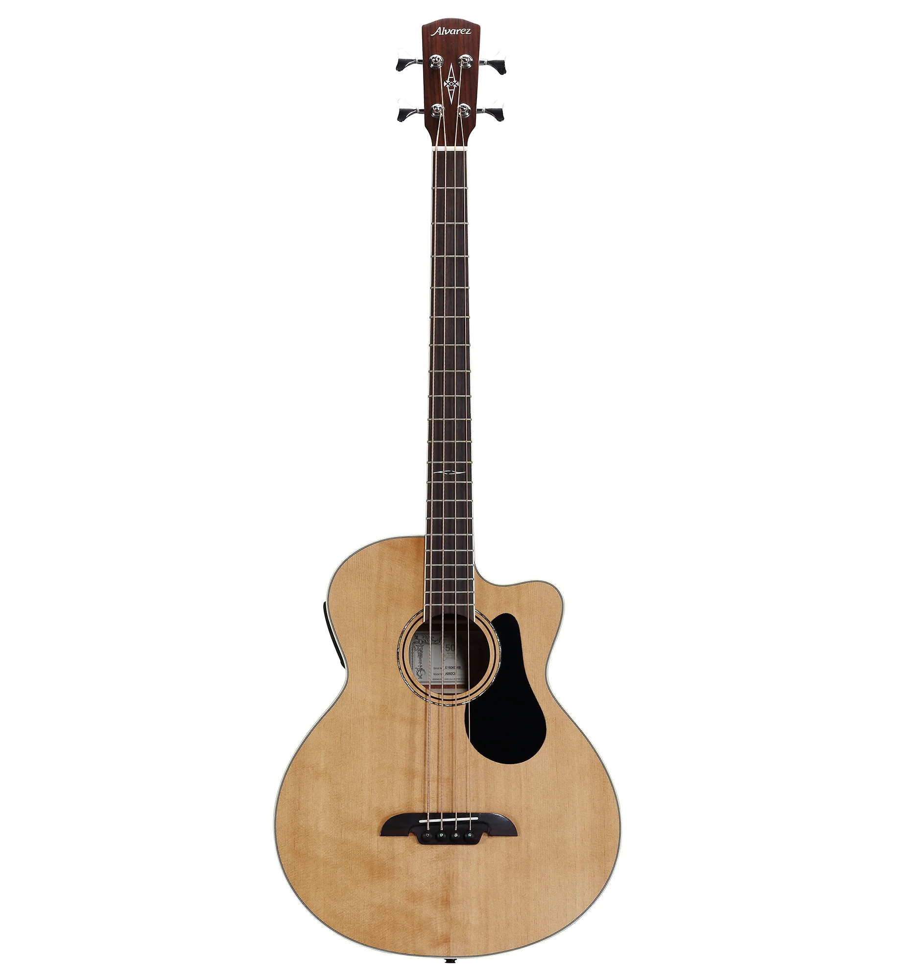 Alvarez Artist Series AB60-CE Acoustic-Electric Bass Guitar Natural - Image 2