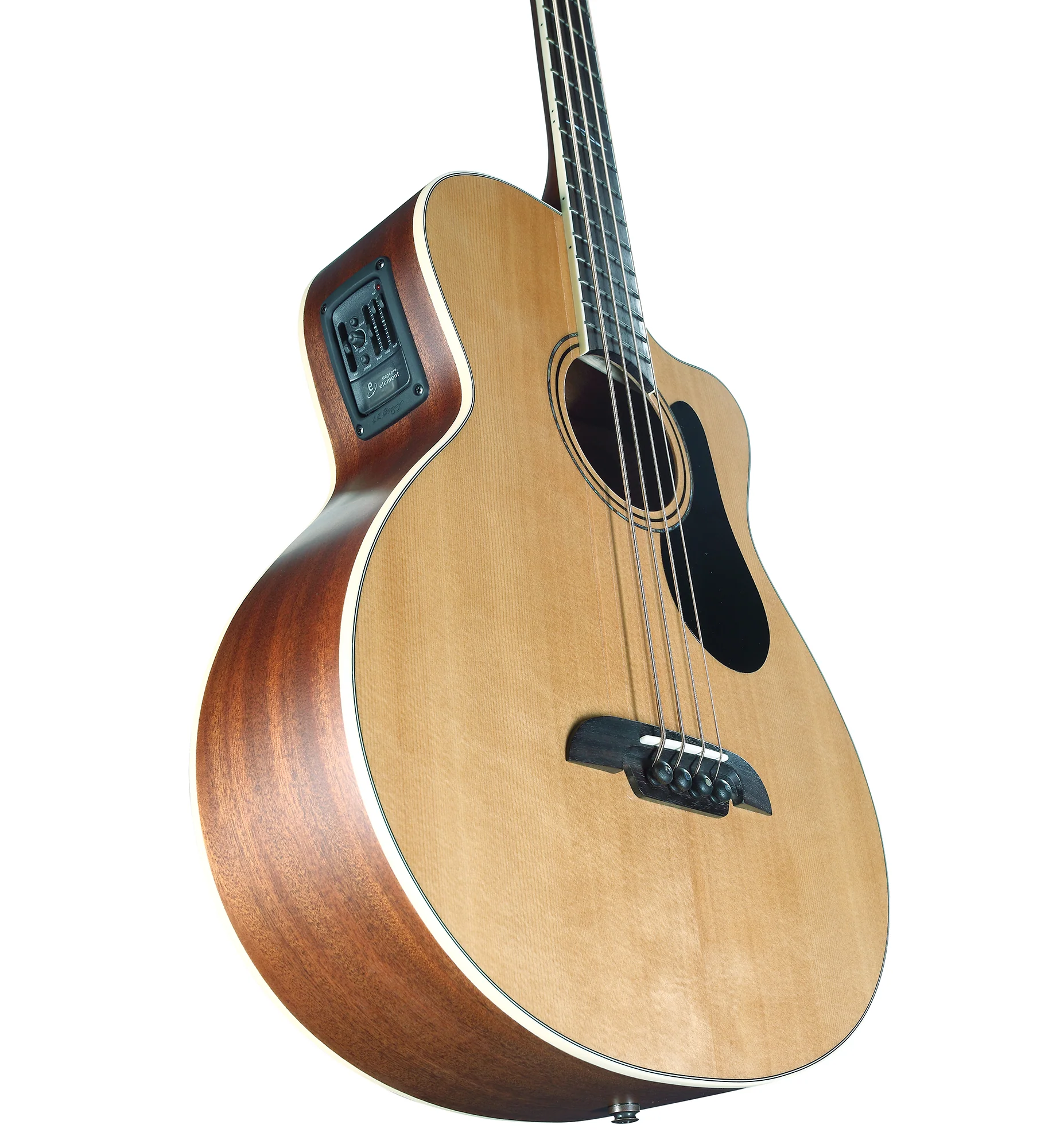 Alvarez Artist Series AB60-CE Acoustic-Electric Bass Guitar Natural - Image 5