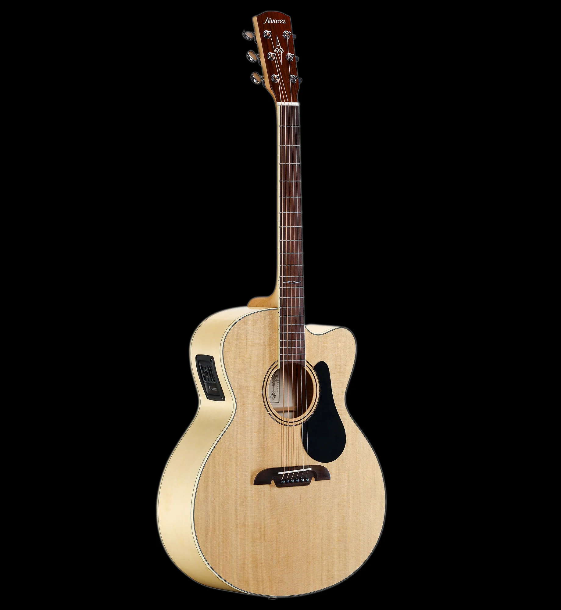 Alvarez Artist Series AJ80-CE Jumbo Acoustic-Electric Guitar Natural - Image 4