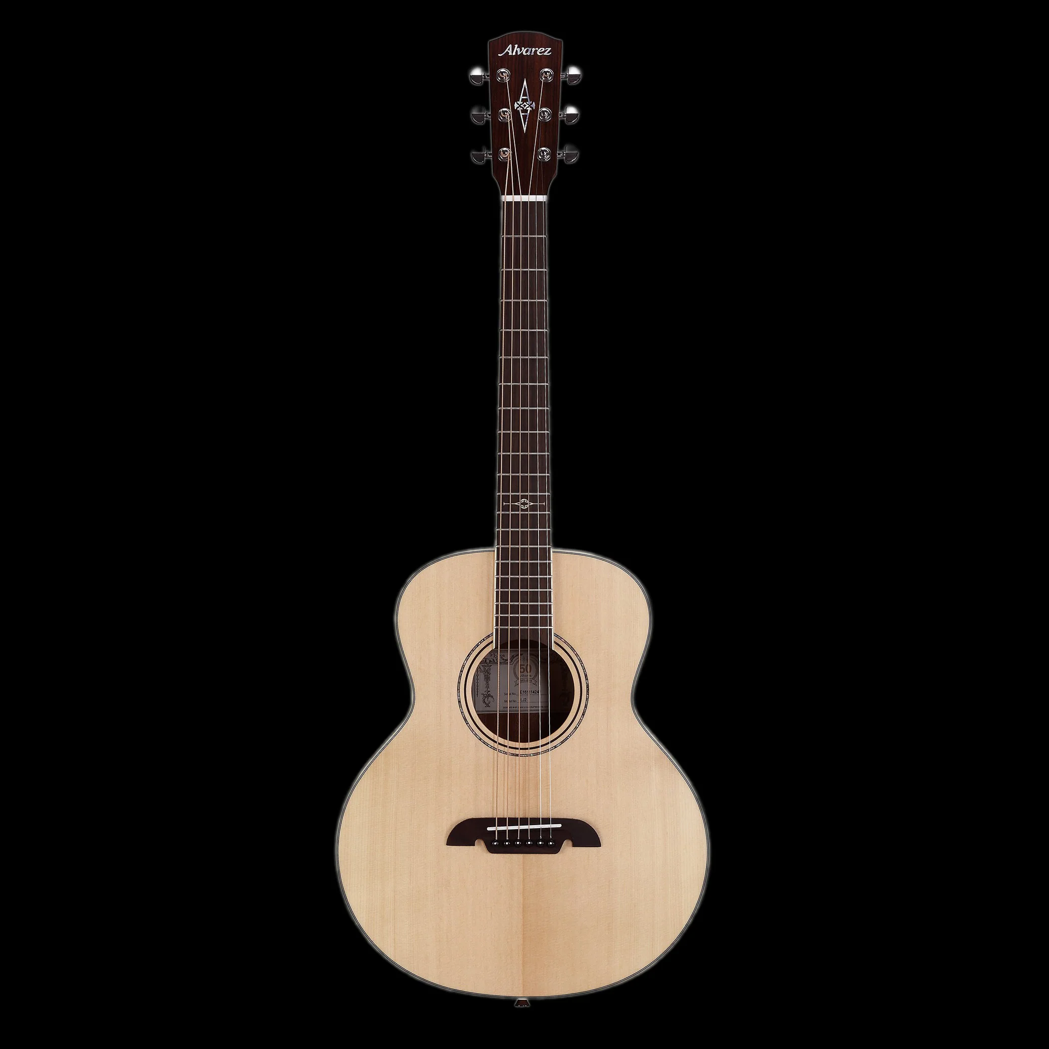 Alvarez LJ2 Artist Little Jumbo Travel Guitar With Deluxe Gig Bag - Image 3