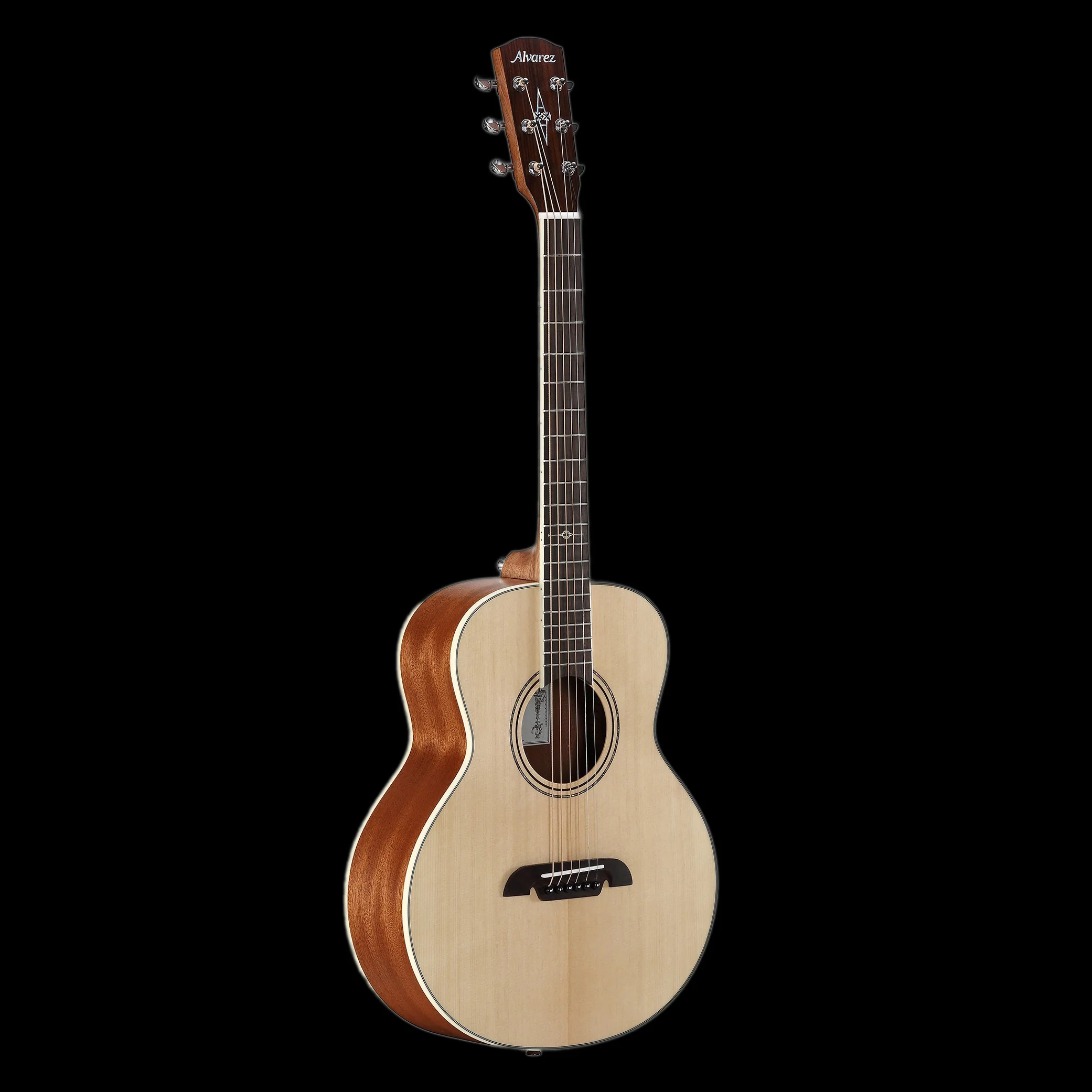 Alvarez LJ2 Artist Little Jumbo Travel Guitar With Deluxe Gig Bag - Image 6