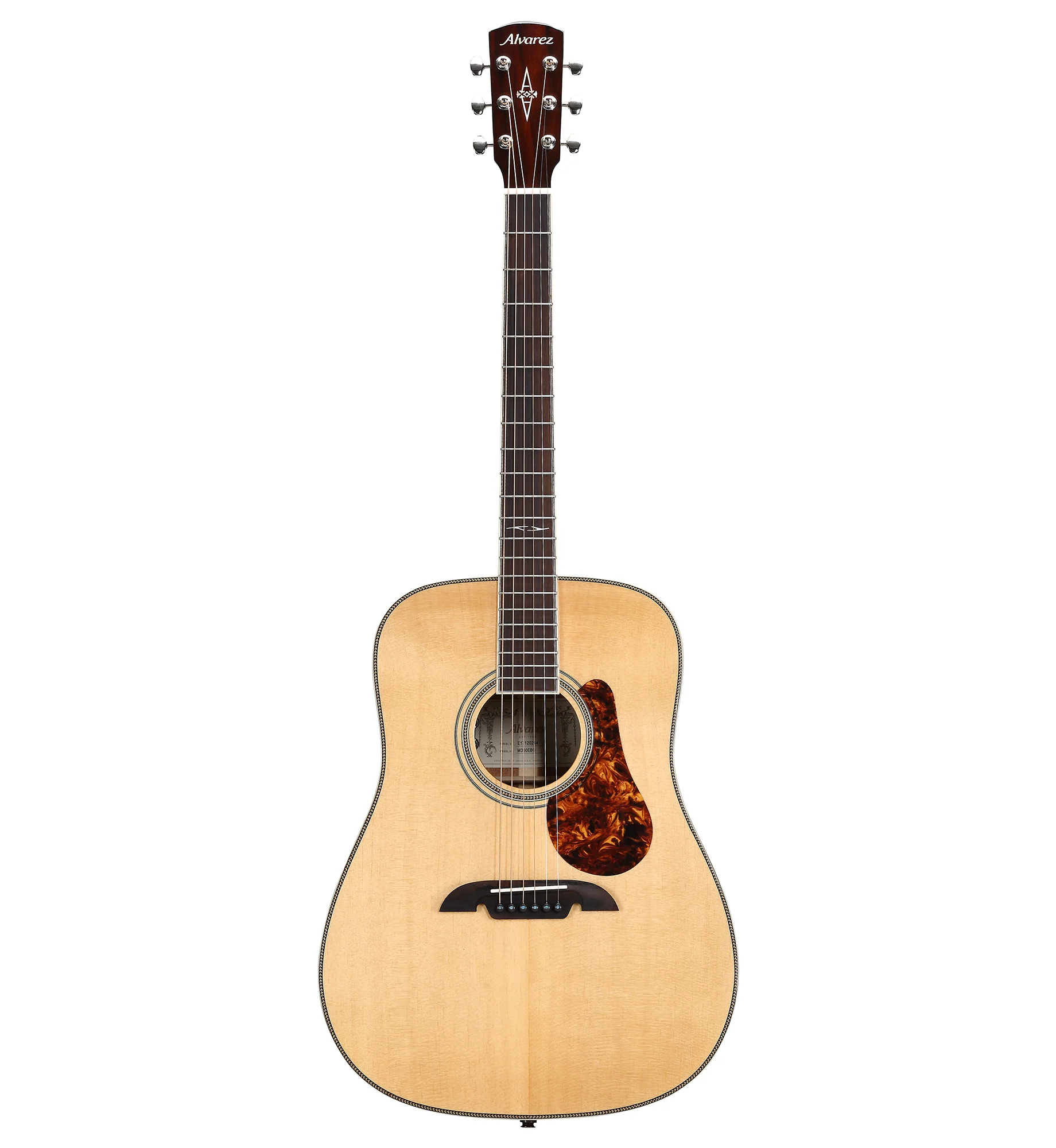 Alvarez MD60EBG Masterworks Bluegrass Dreadnought Acoustic Electric Guitar with Gig Bag - Image 3