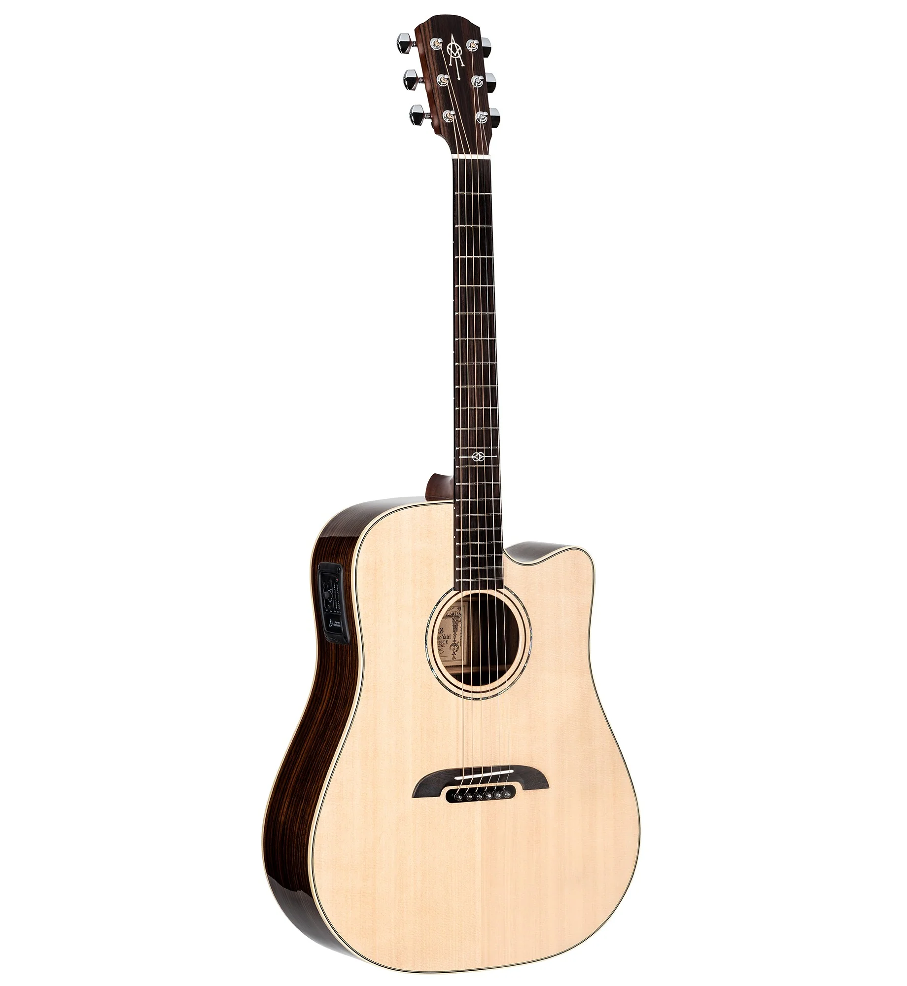 Alvarez Yairi Standard DY70CE Dreadnought Acoustic Electric Cutaway With Case - Image 3
