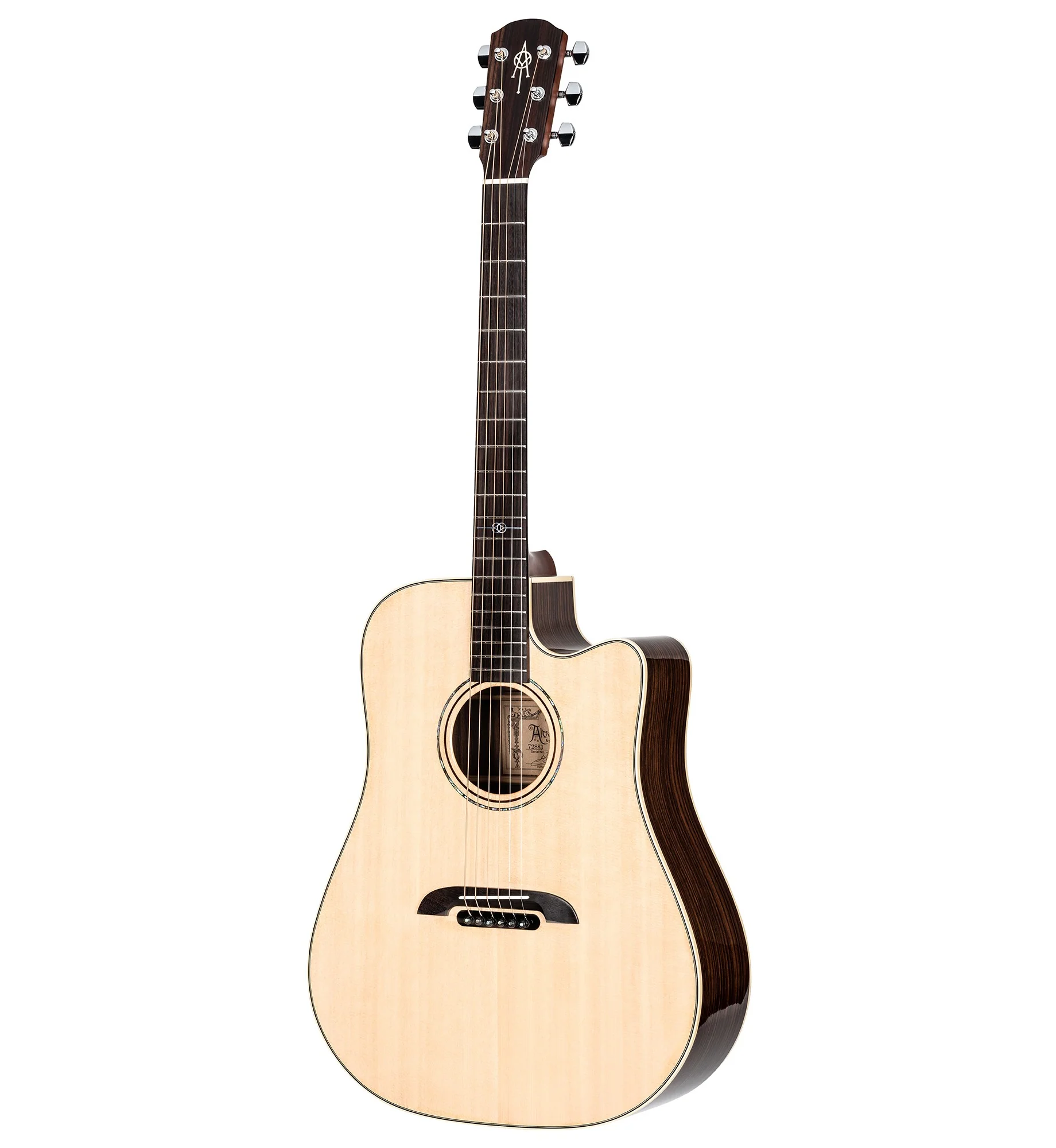 Alvarez Yairi Standard DY70CE Dreadnought Acoustic Electric Cutaway With Case - Image 4
