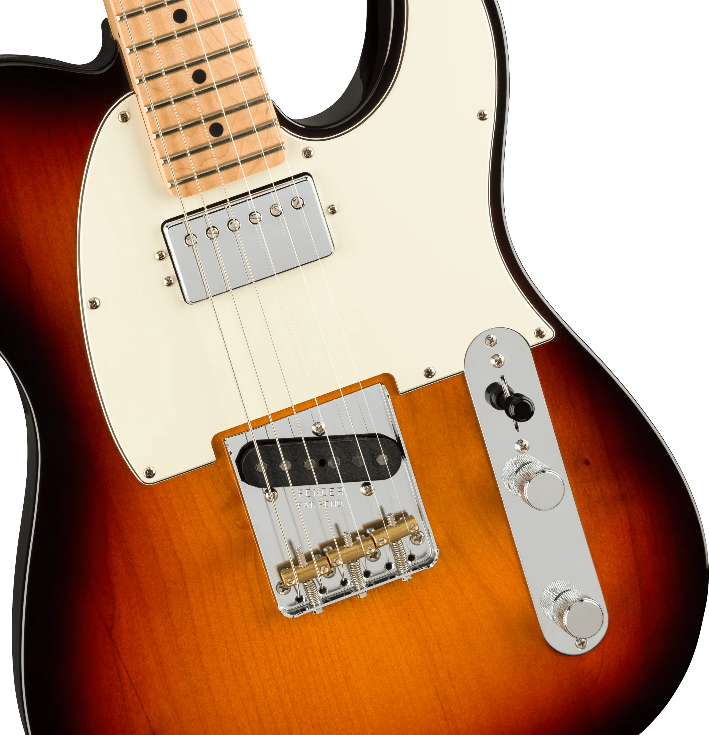 Fender American Performer Telecaster HS 3-Tone Sunburst With Gig Bag - Image 3