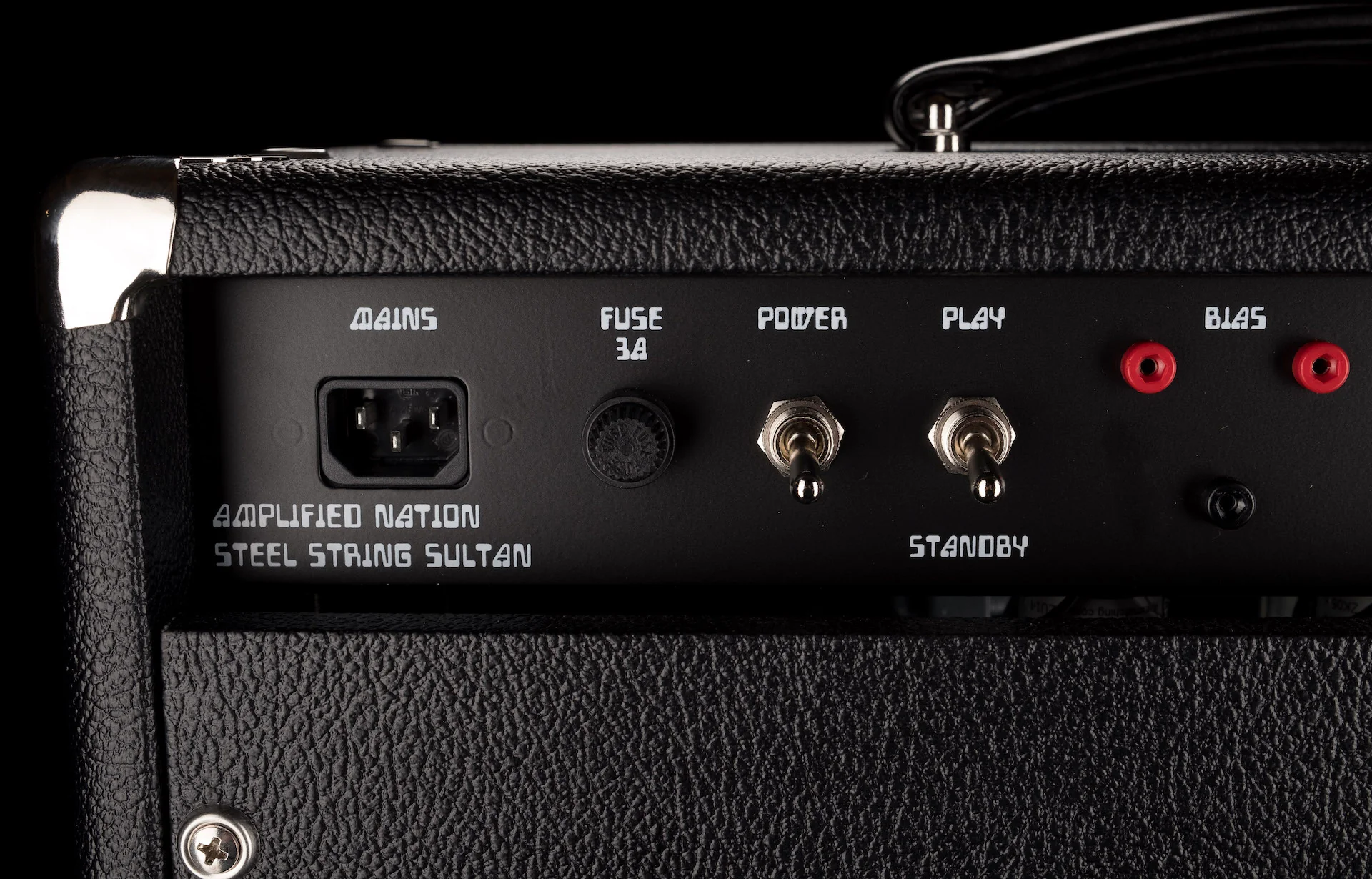 Amplified Nation Steel String Sultan 22W 1x12 Combo Amp Black Tolex Black Grill Celestion G12-65 Speaker - Image 11