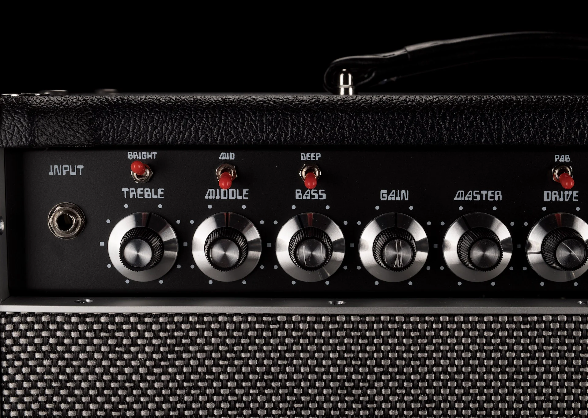 Amplified Nation Wonderland Overdrive V2 Head Black Tolex Silver Matrix Grill 22 Watts - Image 5