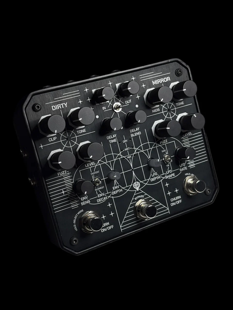 Animal Factory Dirty Mirror Dual Parallel Fuzz Pedal - Image 3
