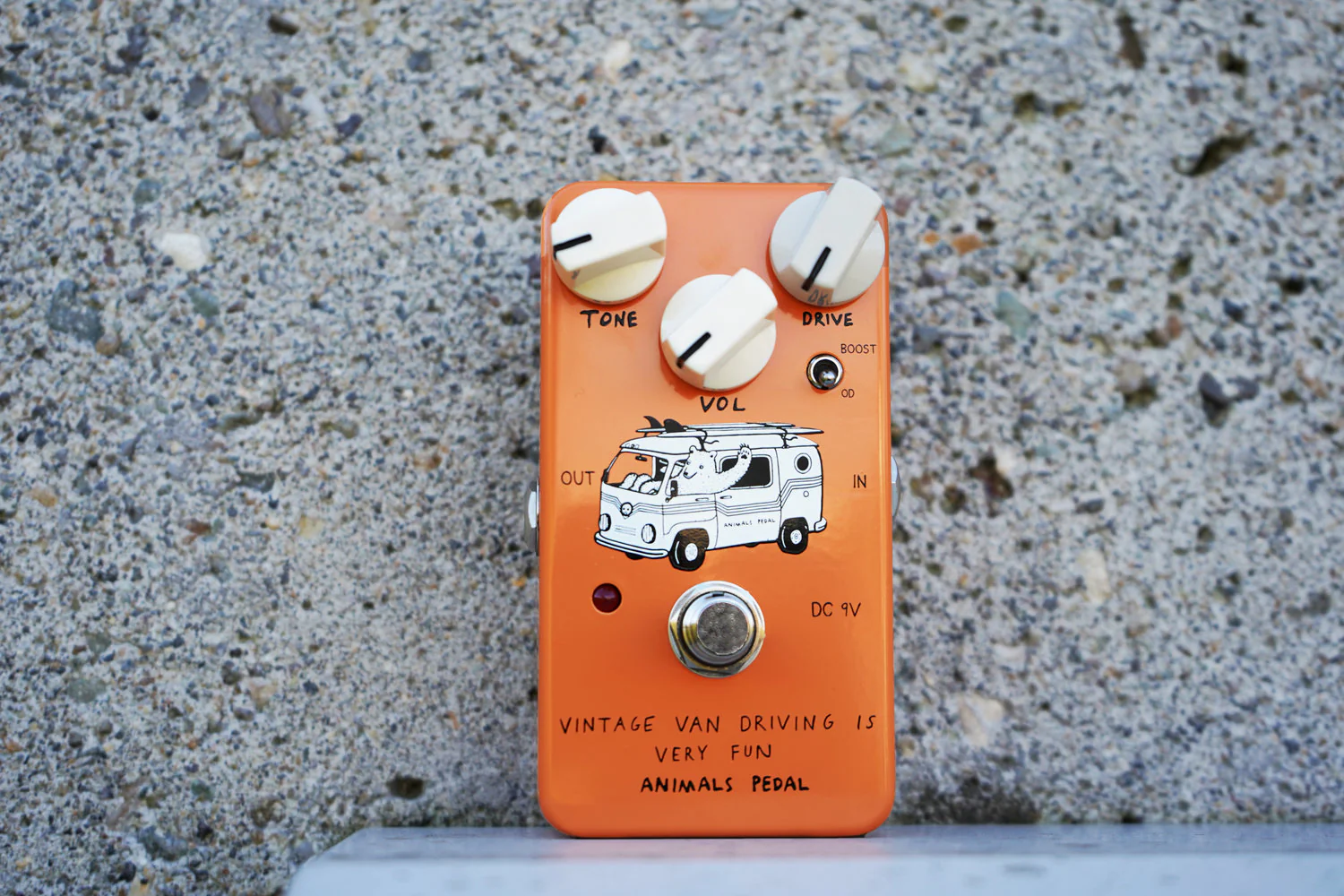 Animals Pedal Vintage Van Driving is Very Fun Overdrive Guitar Effect Pedal - Image 2