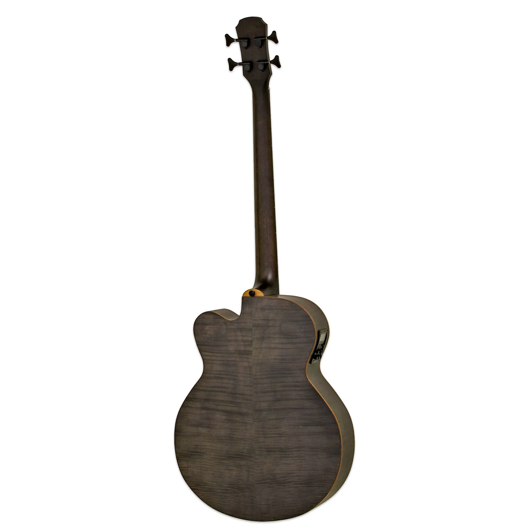 Aria FEB-F2/FL-STBK Full Scale Fretless Stained Black Acoustic Bass - Image 4