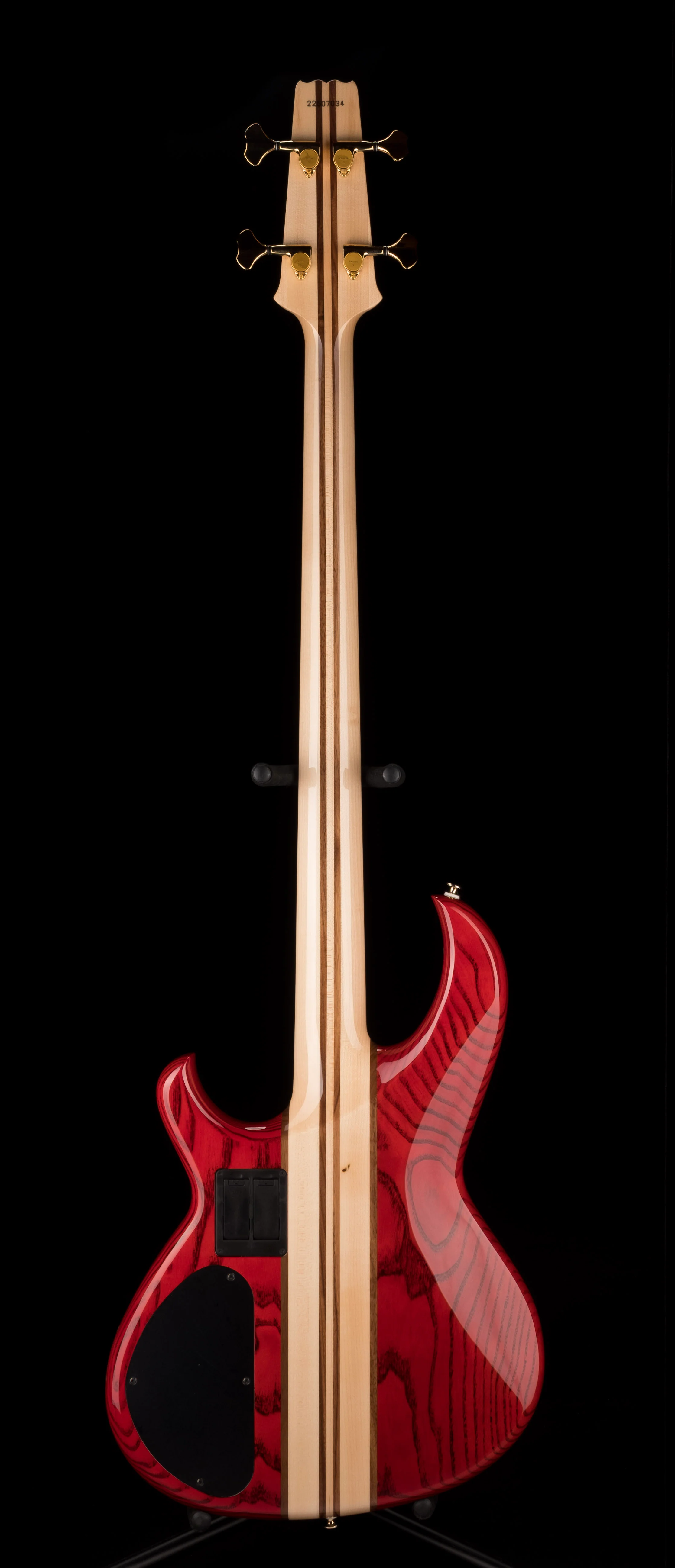 Aria Pro II SB-1000B Reissue 4-String Electric Bass Guitar Made in Japan Paduak Red with Gig Bag - Image 13