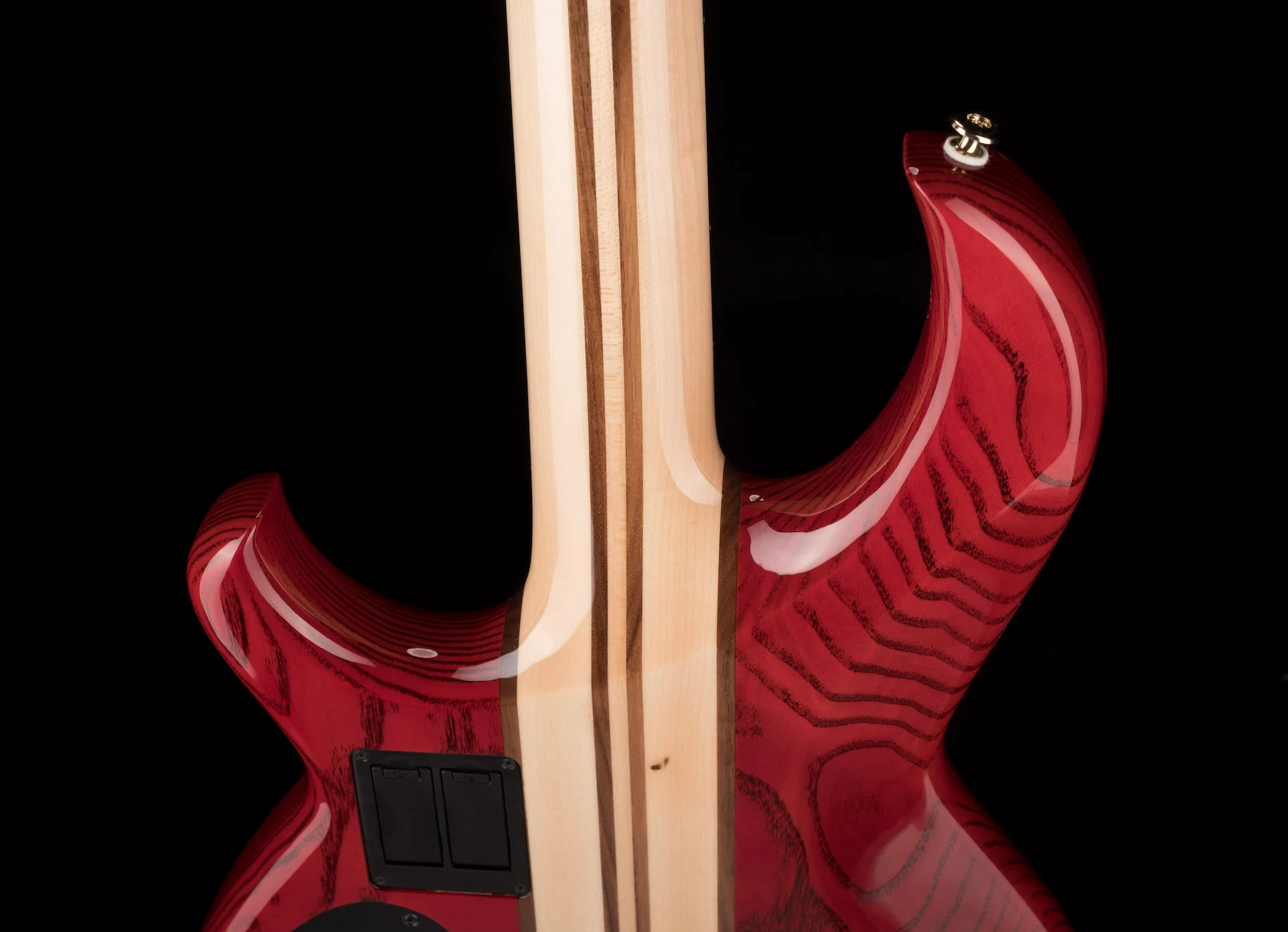 Aria Pro II SB-1000B Reissue 4-String Electric Bass Guitar Made in Japan Paduak Red with Gig Bag - Image 14