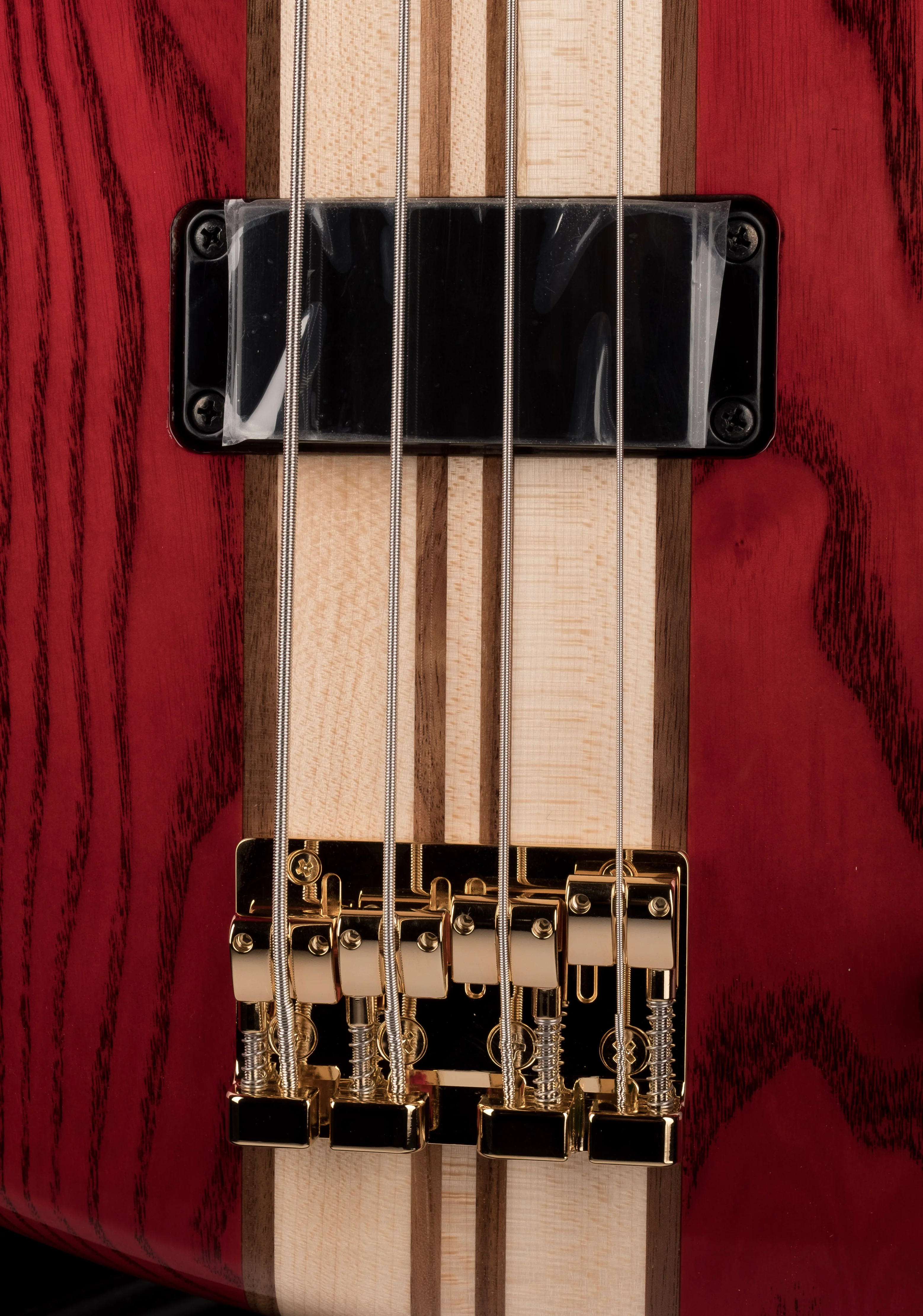 Aria Pro II SB-1000B Reissue 4-String Electric Bass Guitar Made in Japan Paduak Red with Gig Bag - Image 7