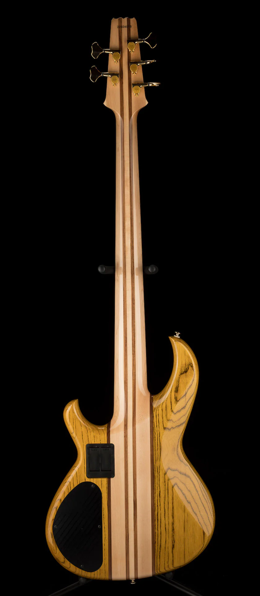Aria Pro II SB-1000B Reissue 5-String Electric Bass Guitar Made in Japan Oak Natural with Gig Bag - Image 13