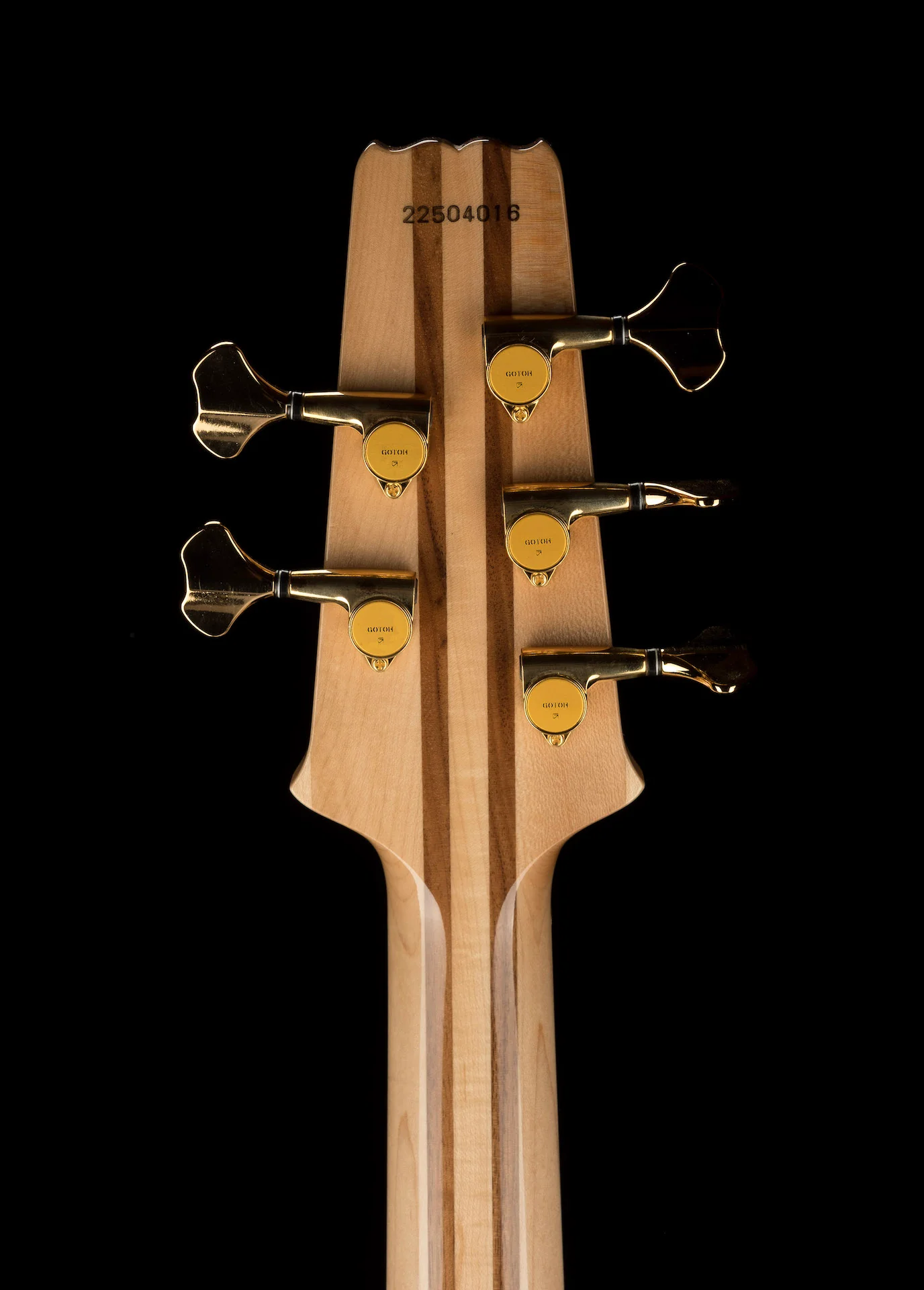 Aria Pro II SB-1000B Reissue 5-String Electric Bass Guitar Made in Japan Oak Natural with Gig Bag - Image 16