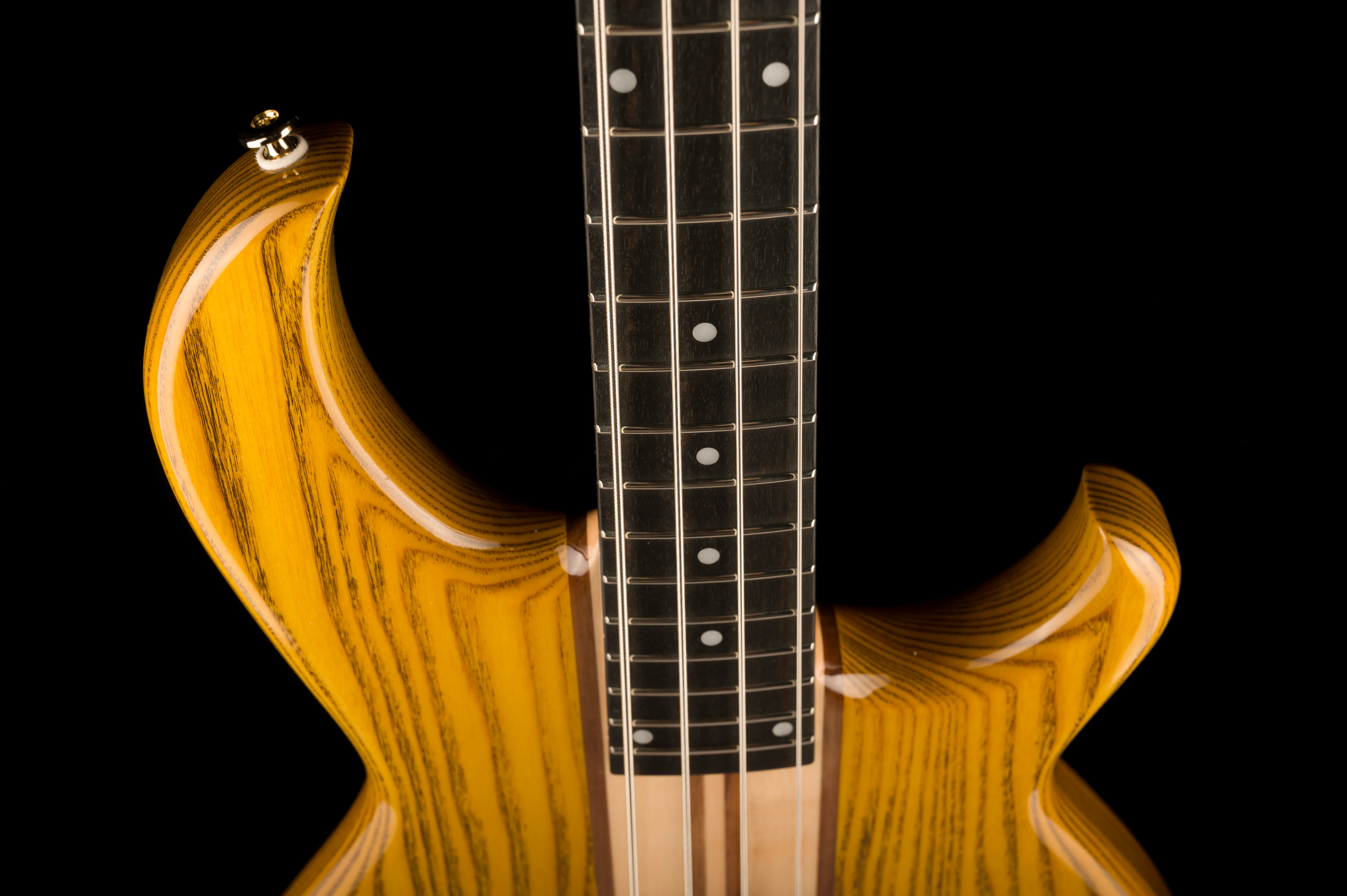 Aria Pro II SB-1000 Reissue 4-String Electric Bass Guitar Made in Japan Oak Natural with Gig Bag - Image 3