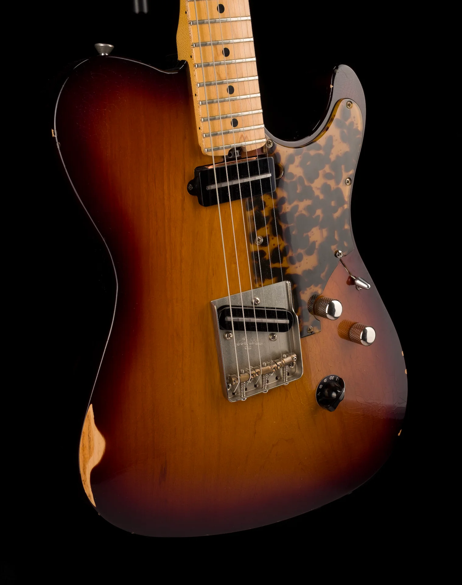 Asher T-Deluxe Tobacco Sunburst with Gig Bag - Image 9