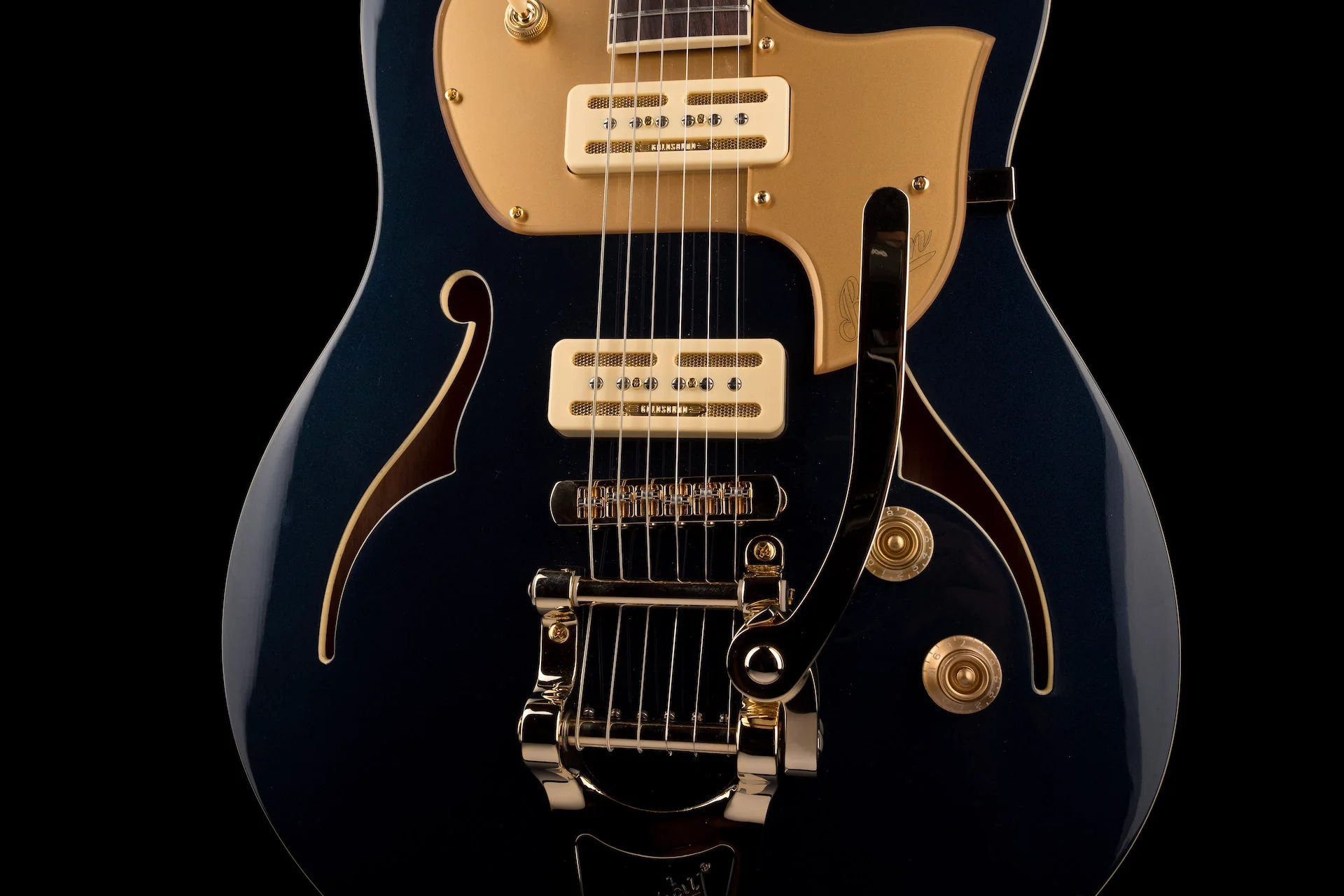 Baum Guitars Original Series Leaper Tone Deep Sea with Case - Image 6