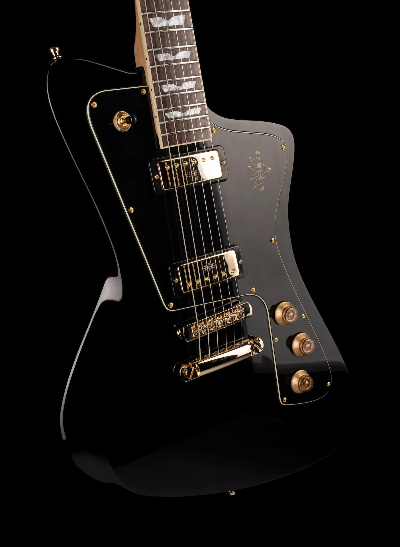 Baum Guitars Original Series Wingman Pure Black Black with Case - Image 10