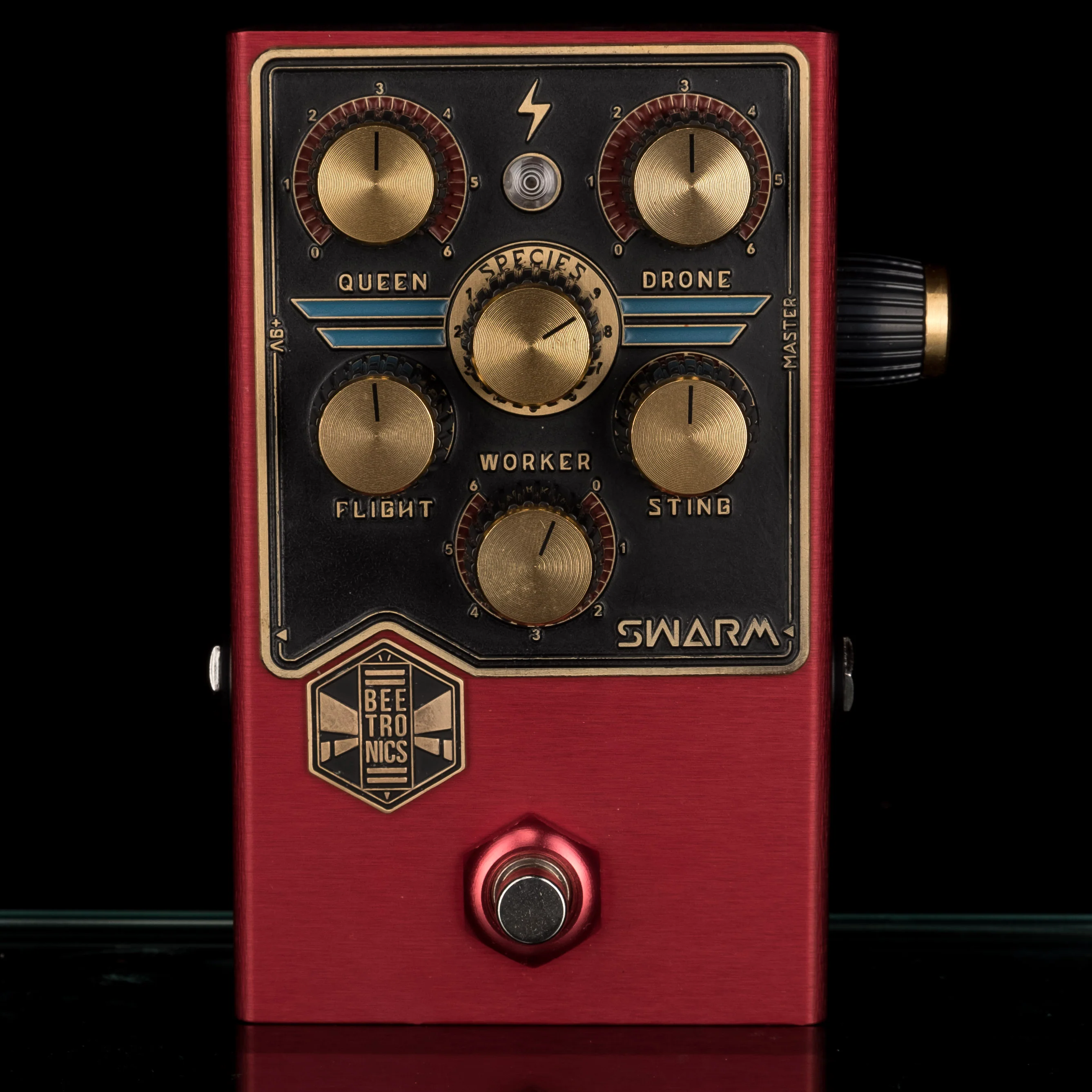 Beetronics FX Limited Edition Black Cherry Swarm Fuzz Harmonizer Pedal