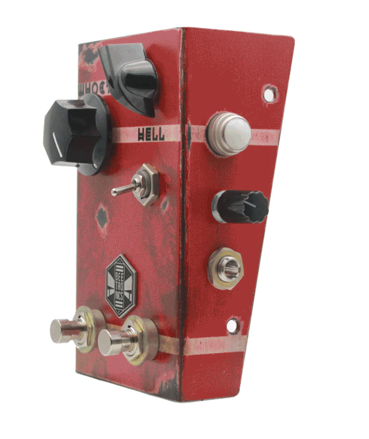 BeetronicsFX Standard Series Whoctahell Low Octave Fuzz Guitar Effect Pedal - Image 3