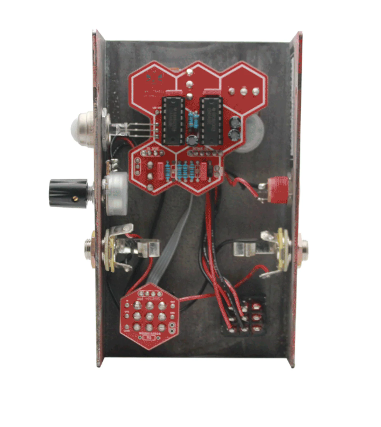 BeetronicsFX Standard Series Whoctahell Low Octave Fuzz Guitar Effect Pedal - Image 5
