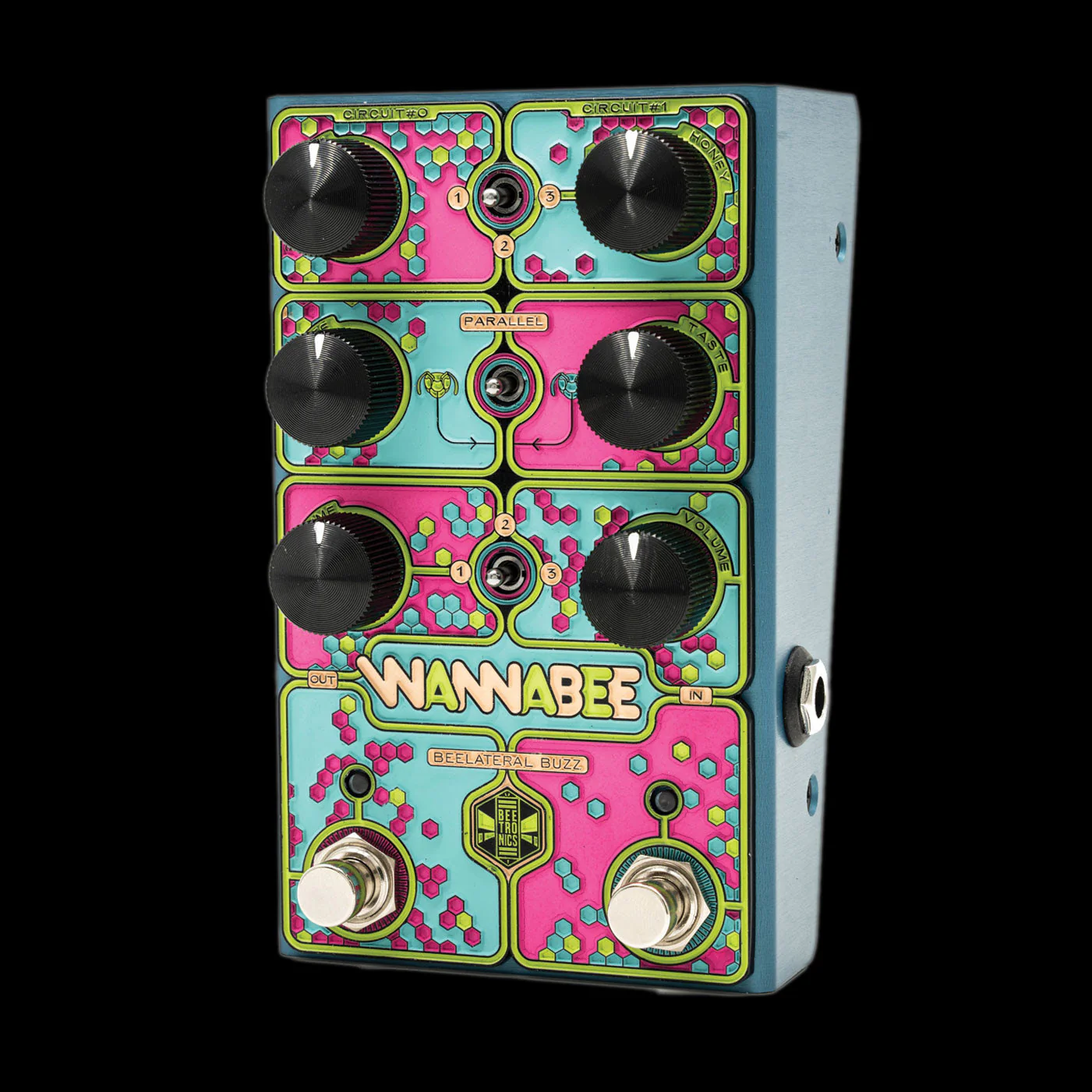 Beetronics Wannabee Beelateral Buzz Fuzz Pedal - Image 3