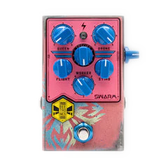 BeetronicsFX Custom Shop One Off Swarm Pink-ish/Blue Fuzz Harmonizer Pedal