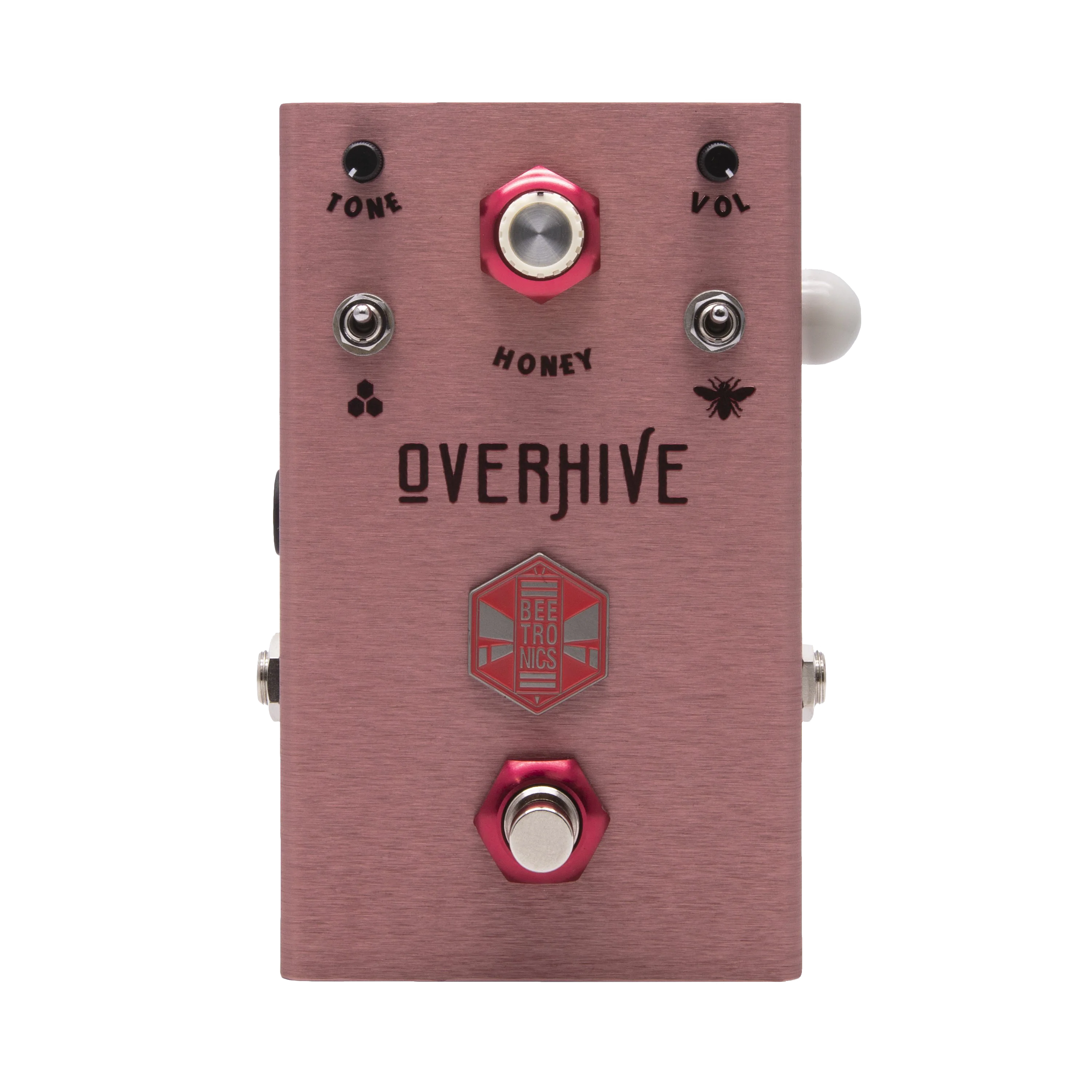 BeetronicsFX Standard Series Limited Edition Ballerina Pink Overhive Overdrive Guitar Effect Pedal