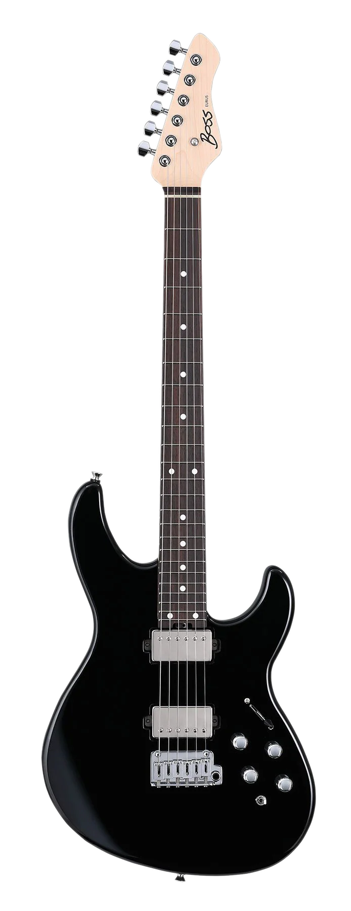 Boss EURUS GS-1 Custom Black Electric Guitar Synthesizer with Gig Bag - Image 2