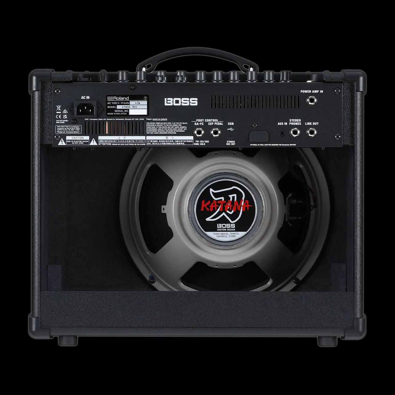 Boss Katana 50 EX Gen 3 50-Watt 1x12" KTN-50EX Guitar Amp Combo - Image 2