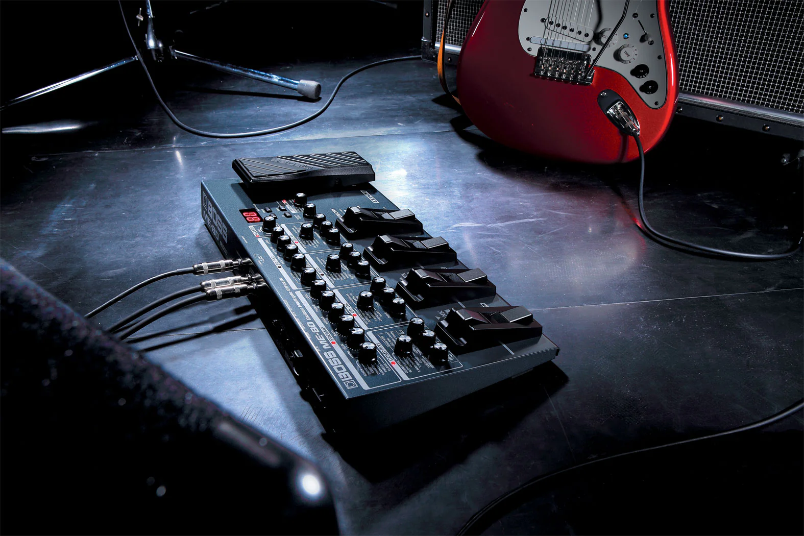 Boss ME-80 Multi Multiple Effect Guitar Pedal Board - Image 4
