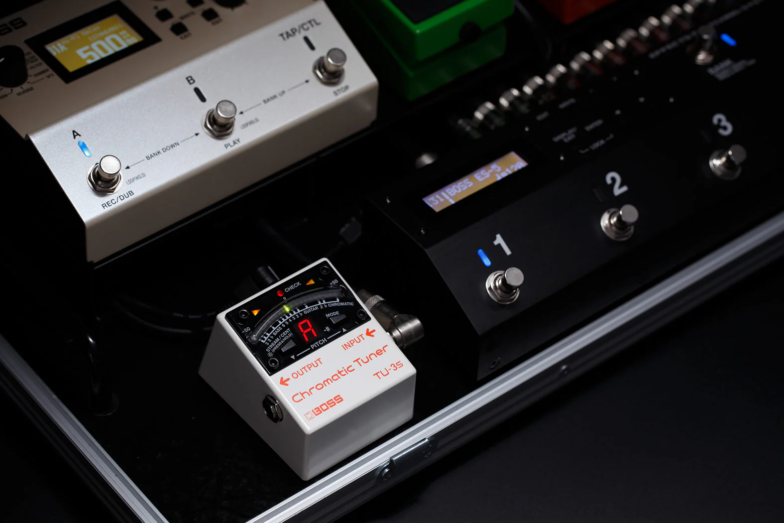 Boss TU-3S Small Size Chromatic Tuner Guitar Pedal - Image 6