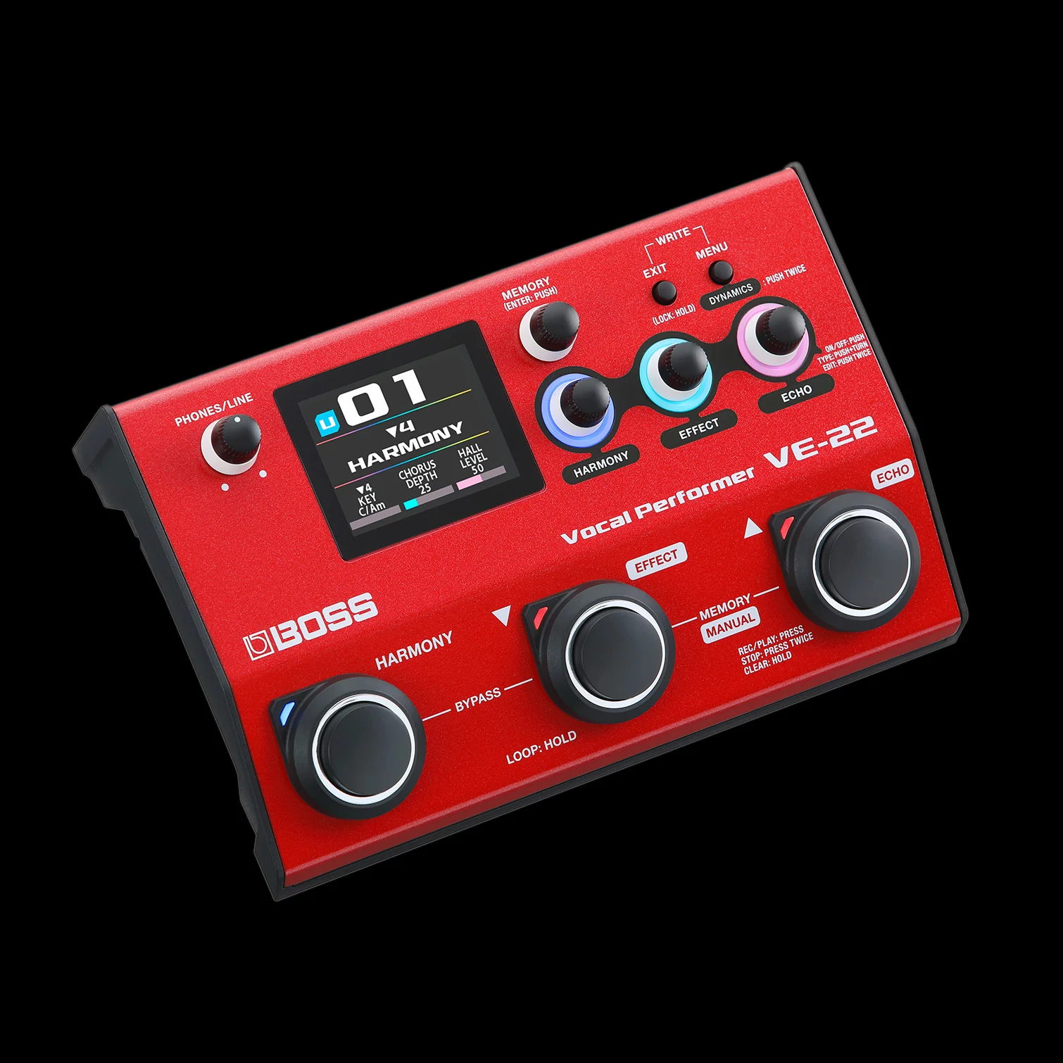 Boss VE-22 Vocal Performer Pedal - Image 3
