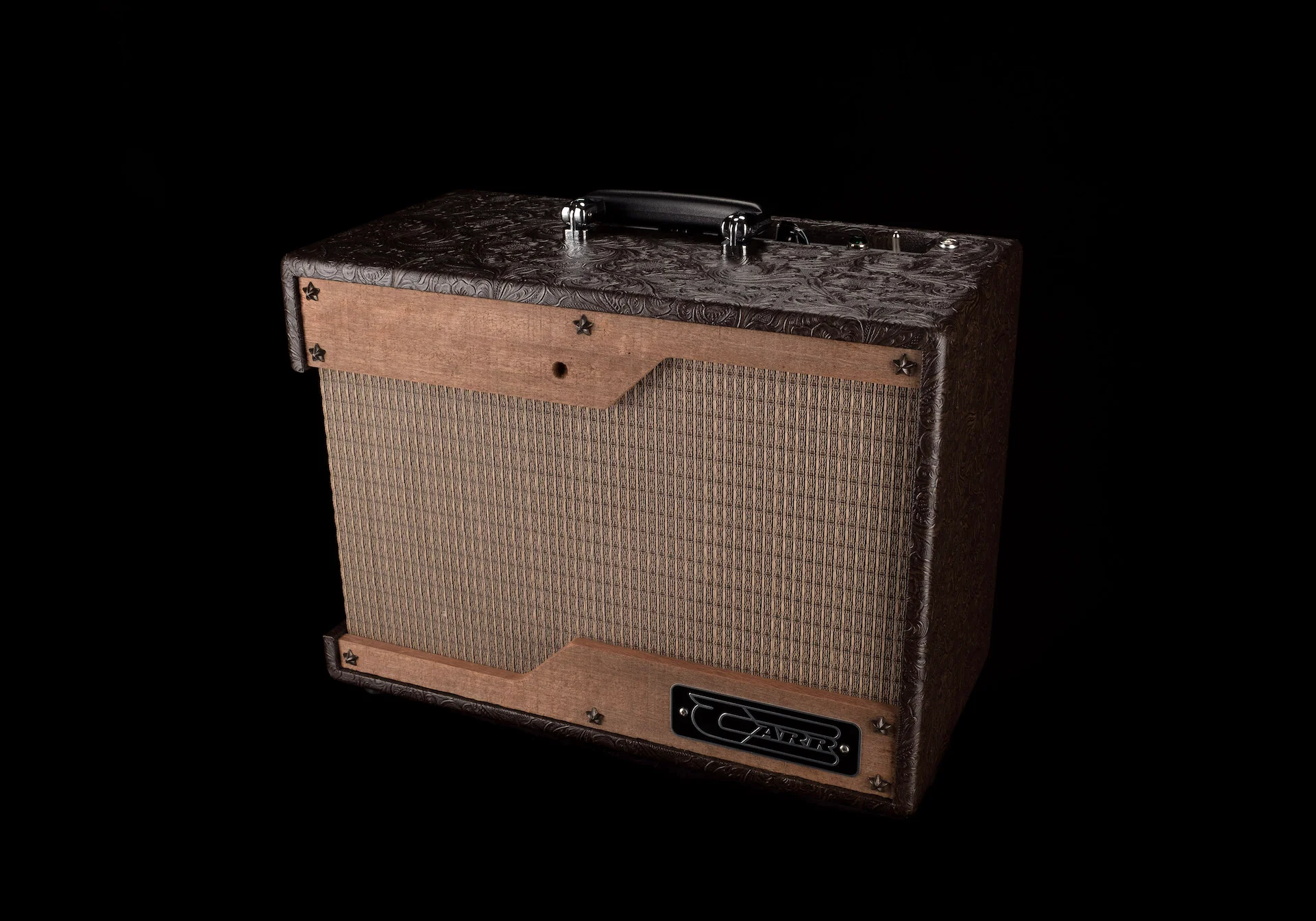 Carr Amps Raleigh 1x10 Cowboy/Barnwood Tube Guitar Amplifier Combo - Image 3