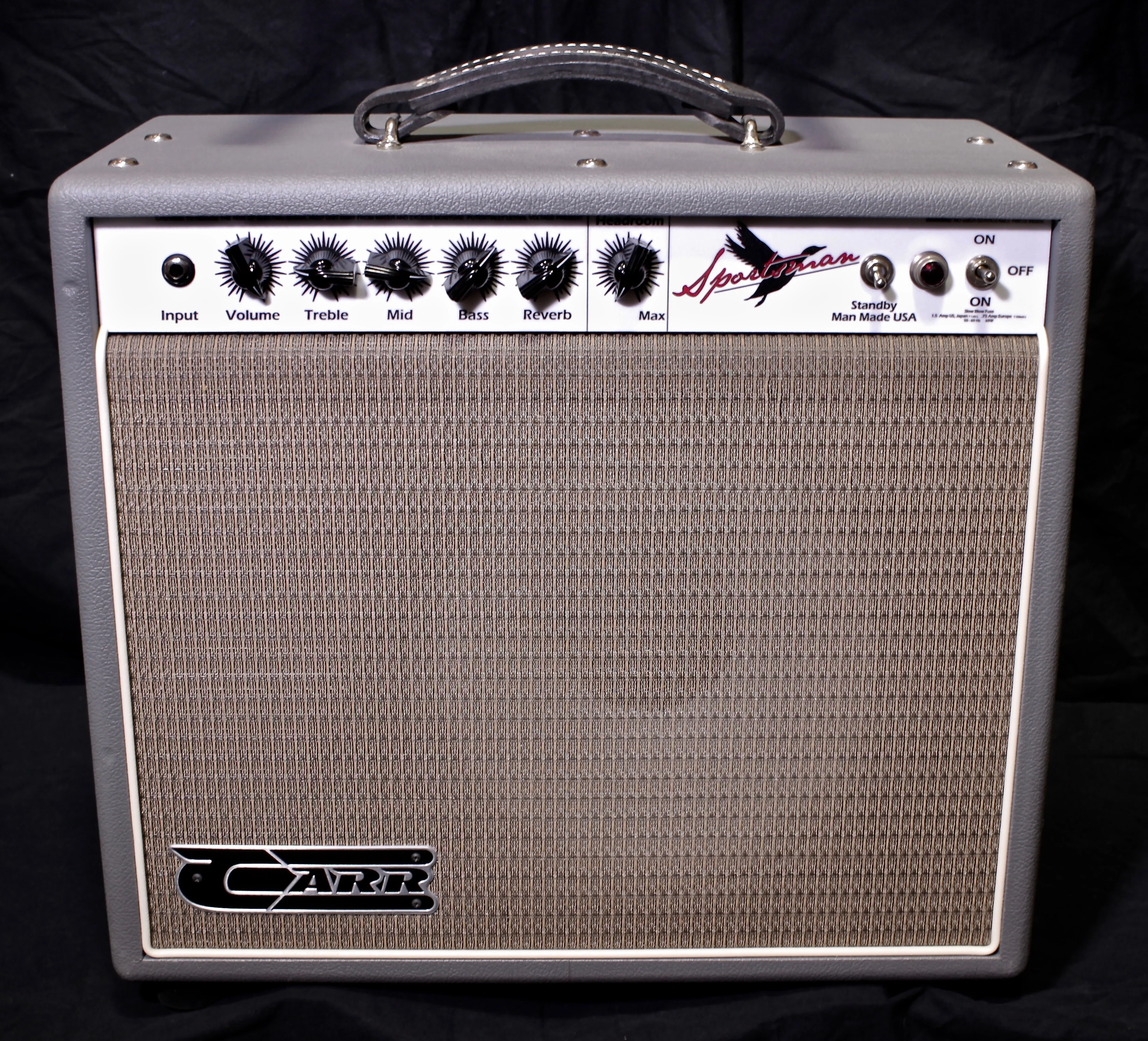 Carr Amps Sportsman 19 Watt 1x12 6V6 Tube Guitar Amplifier Combo Black