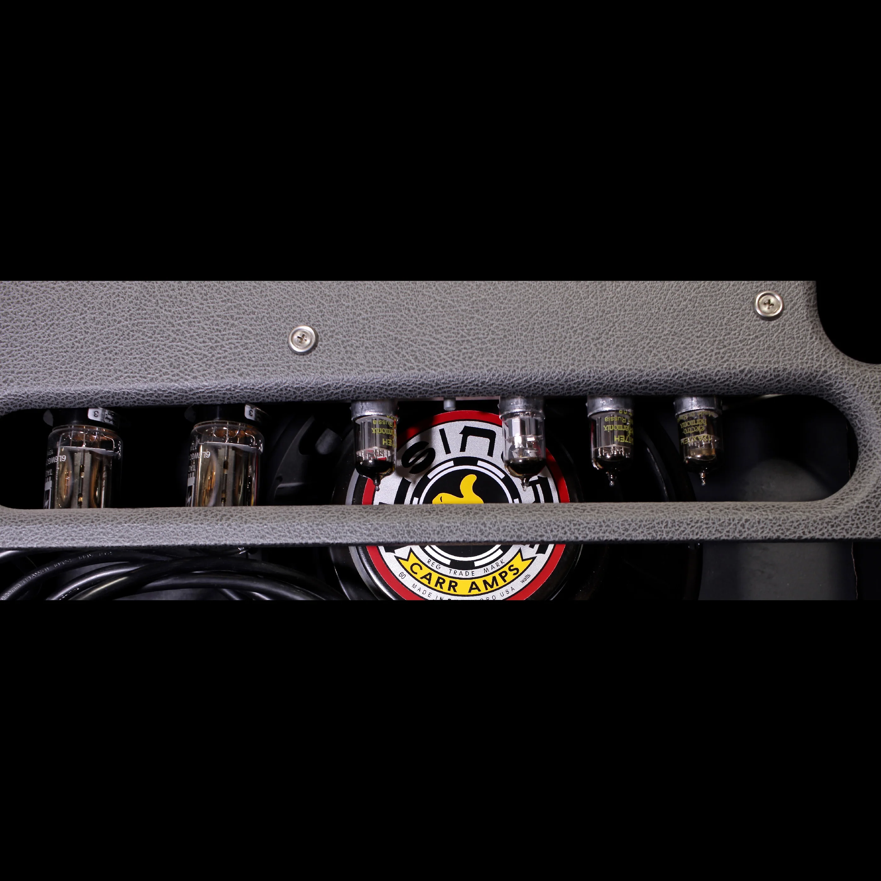 Carr Impala 1x12 Custom Color Fawn Slub/Grey Guitar Amplifier Combo - Image 3