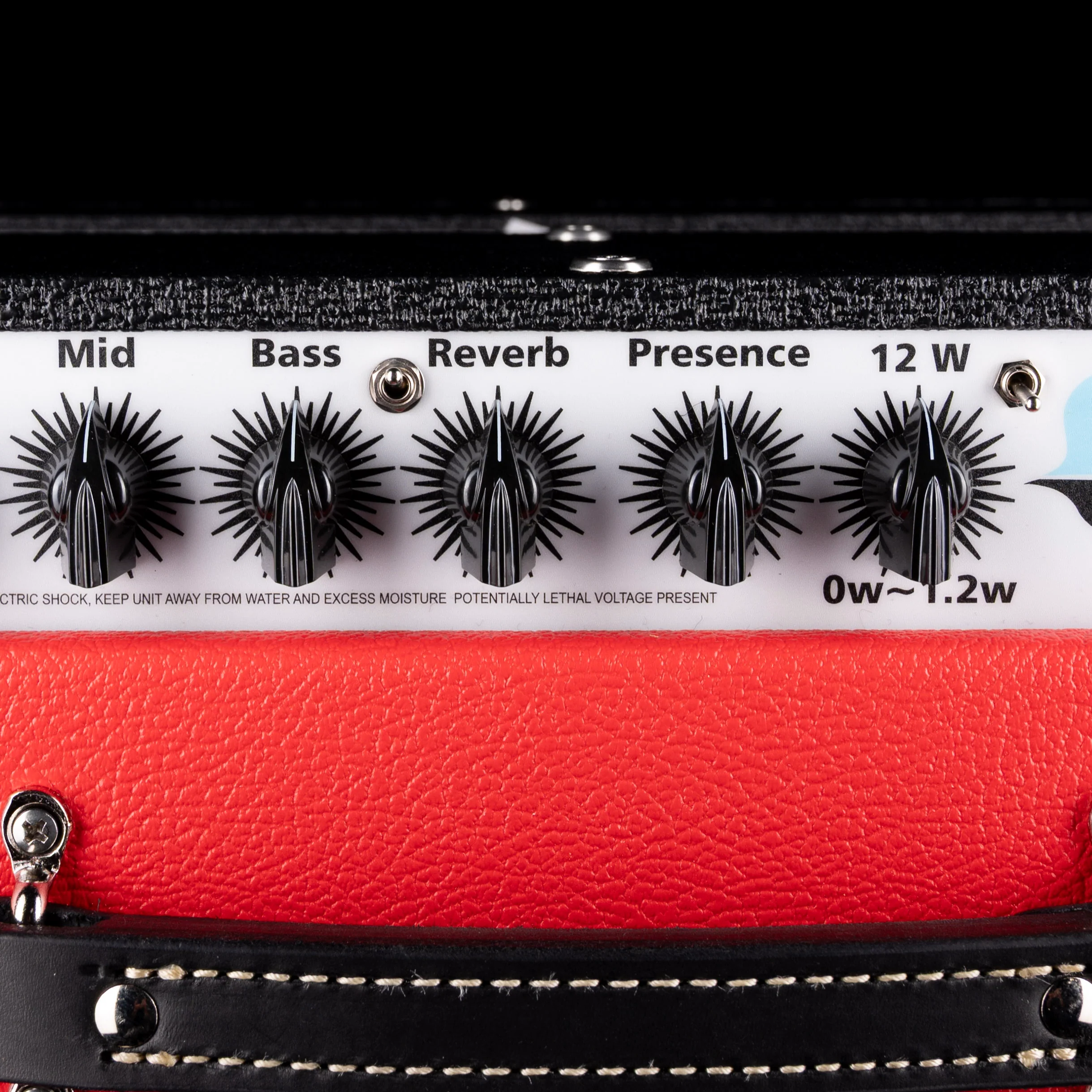 Carr Skylark Special Truetone Two-Tone Red and Black Guitar Amp Combo - Image 5