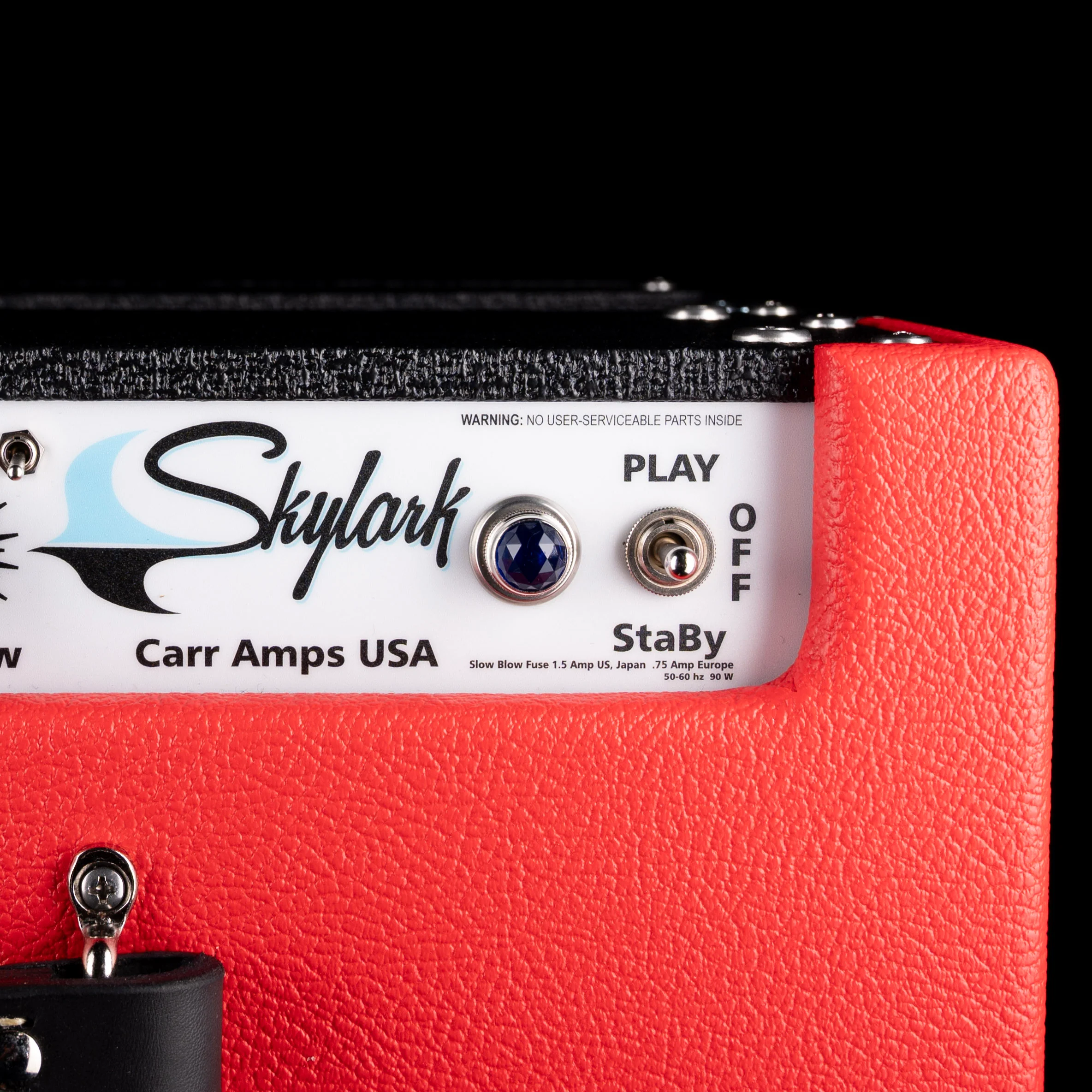Carr Skylark Special Truetone Two-Tone Red and Black Guitar Amp Combo - Image 6